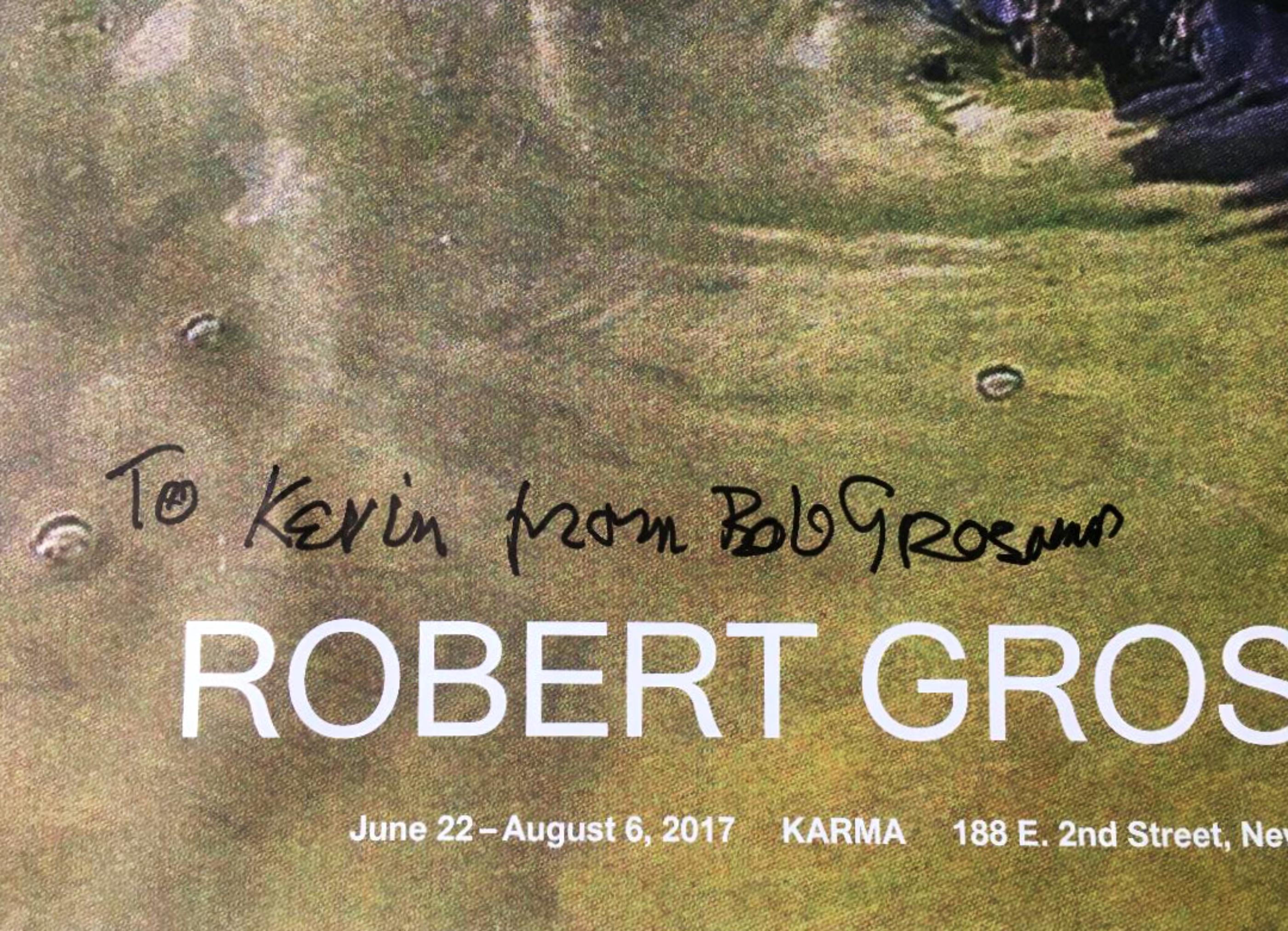 Robert Grosvenor at Karma (Hand Signed & Inscribed) For Sale 1