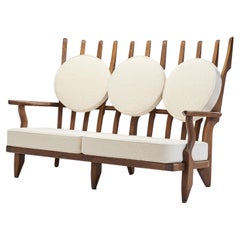 Robert Guillerme and Jacques Chambron "Grand Repos" Sofa, France, 1950s Robert Guillerme and Jacques Chambron "Grand Repos" Sofa, France, 1950s