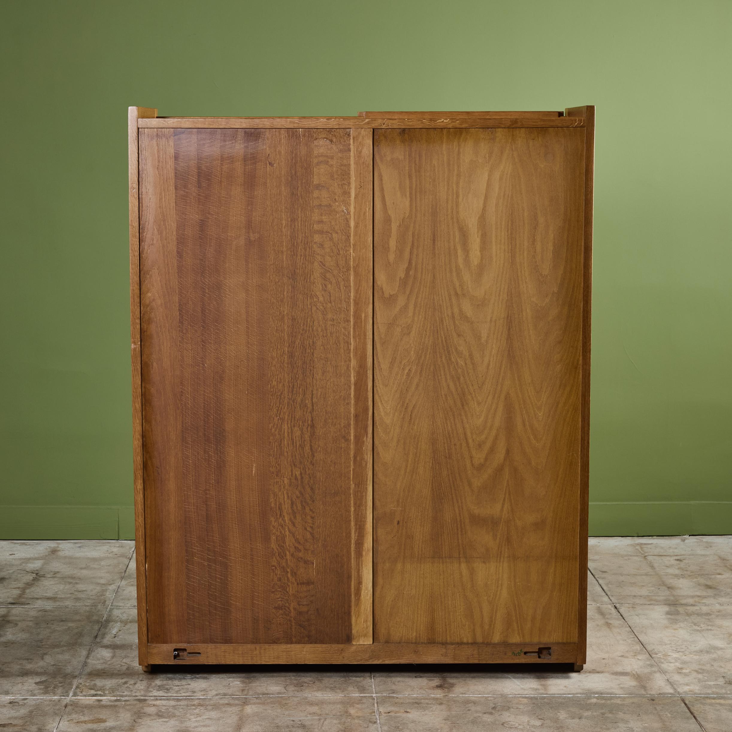 Robert Guillerme e Jacques Chambron Armadio Oak in vendita 10