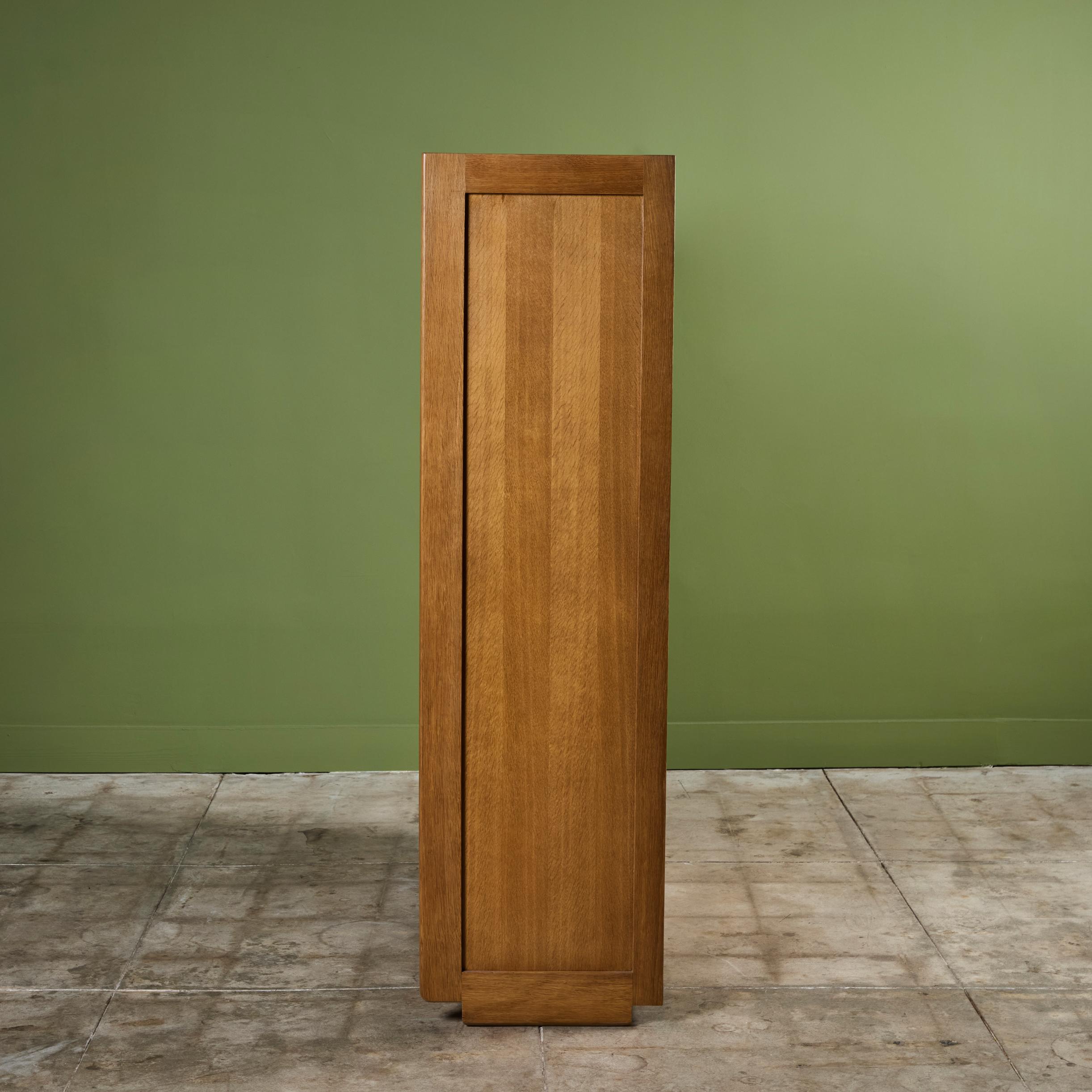 Robert Guillerme e Jacques Chambron Armadio Oak In condizioni ottime in vendita a Los Angeles, CA