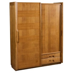 Robert Guillerme and Jacques Chambron Oak Wardrobe