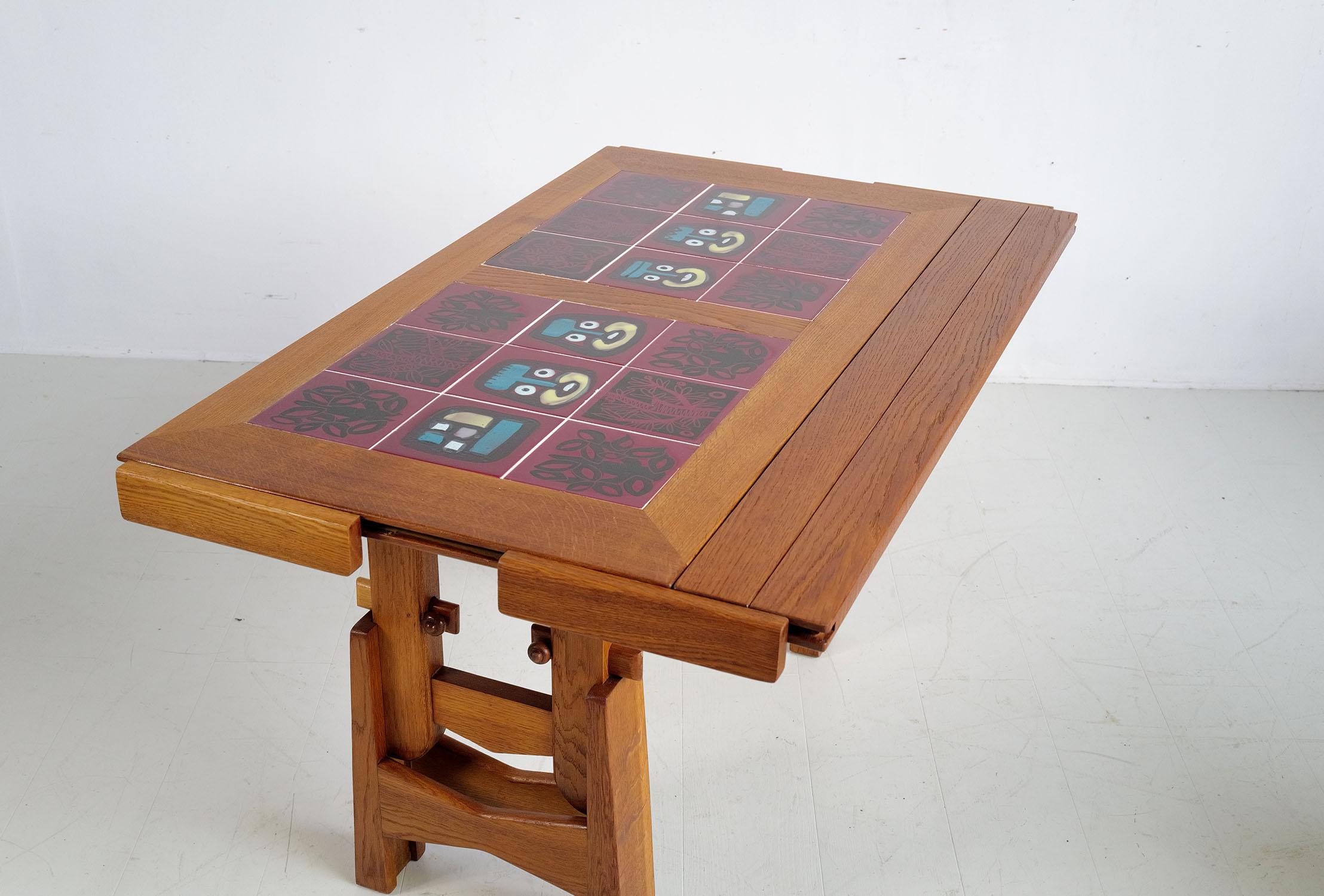 Robert Guillerme and Jacques Chambron, System table, France 1960 For Sale 3