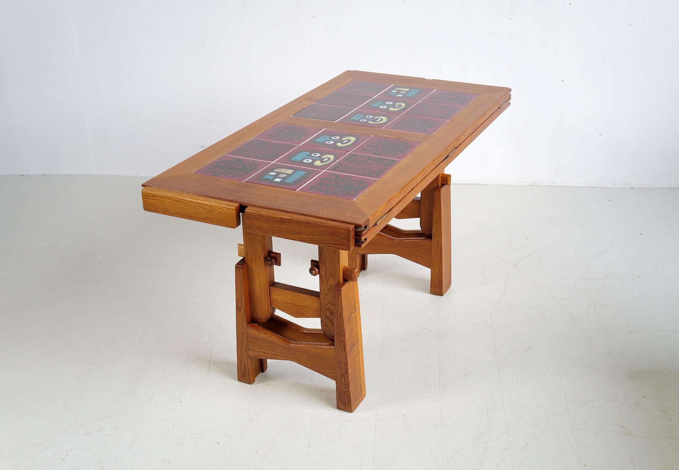 Robert Guillerme and Jacques Chambron, System table, France 1960 For Sale 1