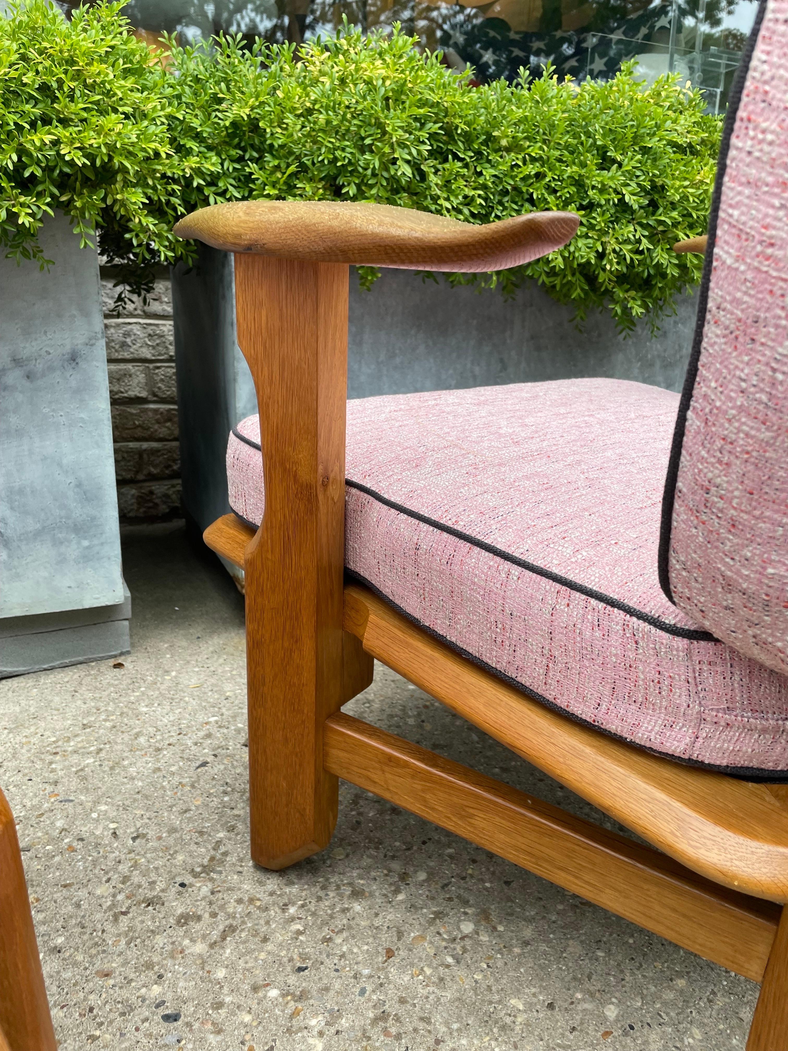 Robert Guillerme & Jacques Chambron, Votre Maison Armchairs, Pair 4