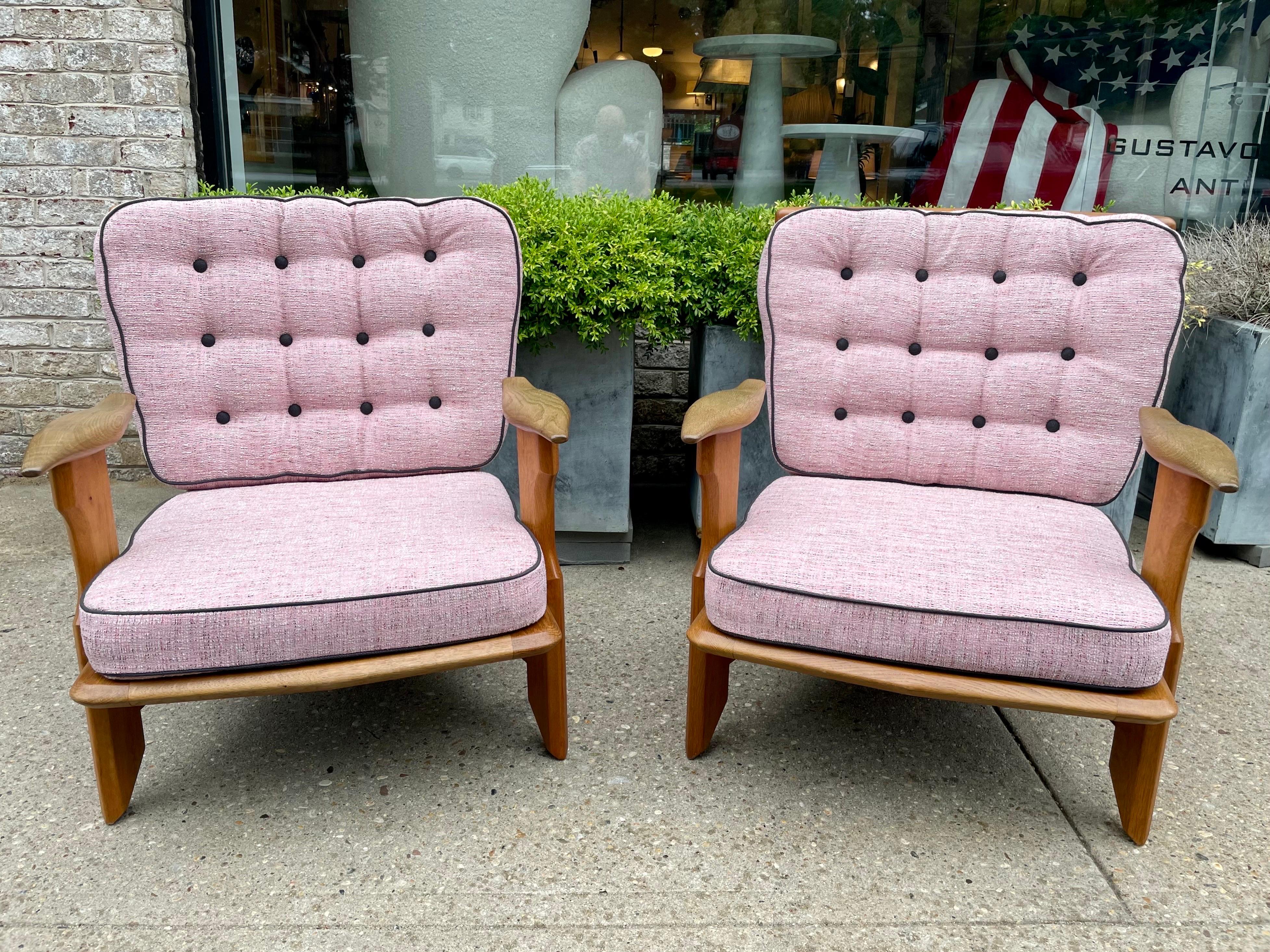 Robert Guillerme & Jacques Chambron, Votre Maison Armchairs, Pair 6