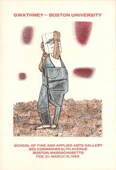 Robert Gwathmey 'Boston University' 1969
