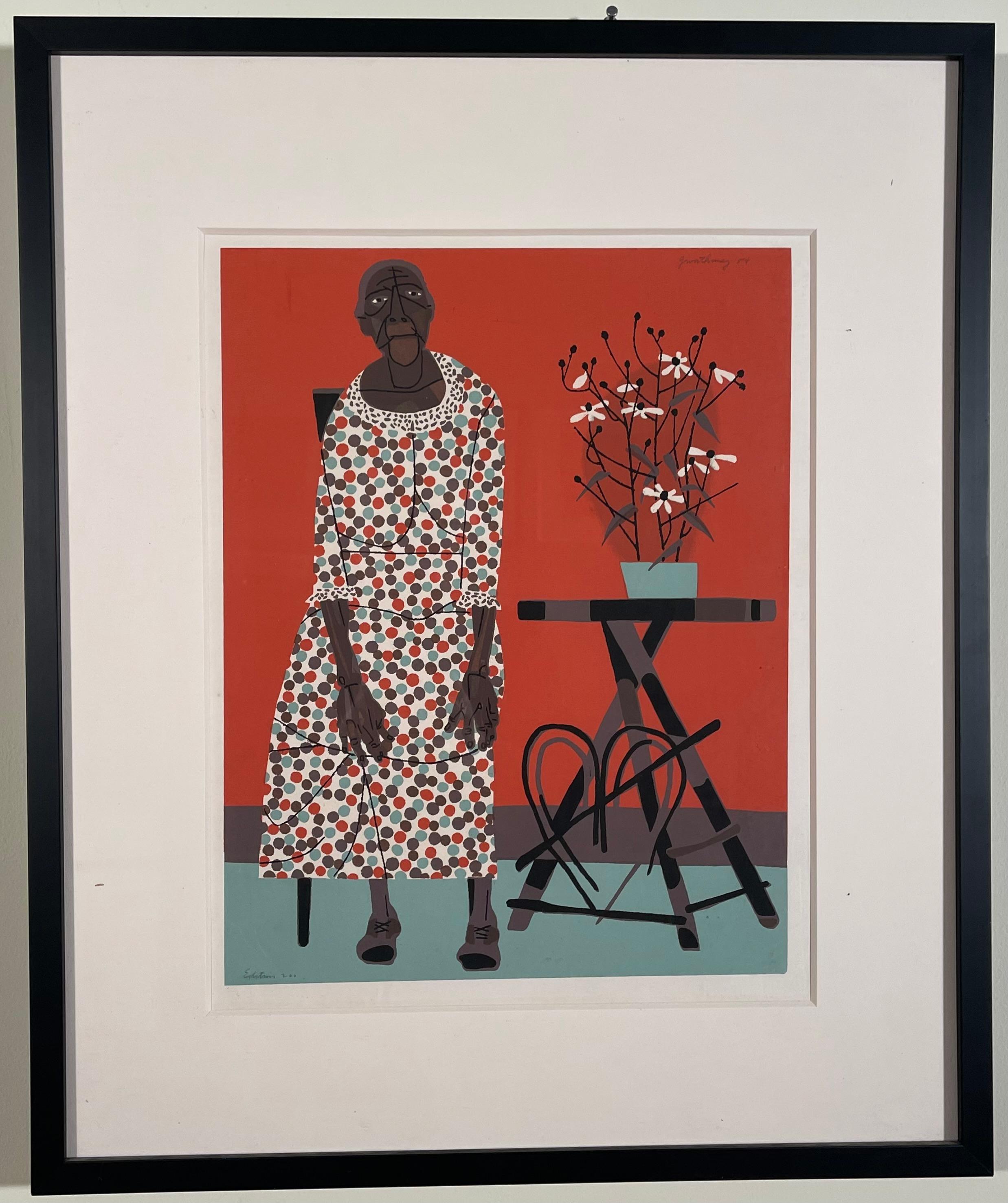 LA MUJER DEL GRANJERO - Print de Robert Gwathmey