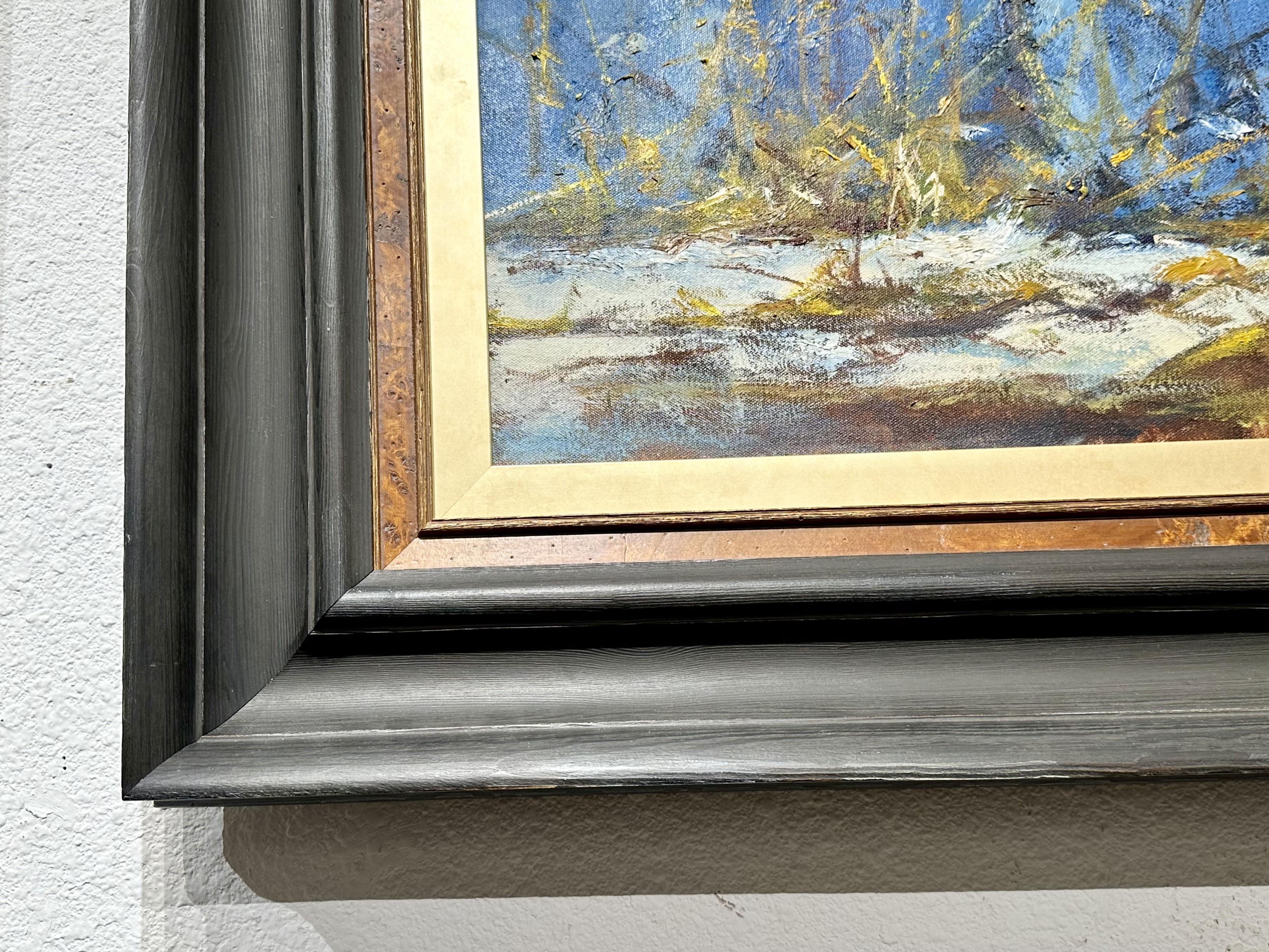« Canyon Renegades », Robert Hagan, 62 x96, huile sur toile, Western, Impressionnisme en vente 10