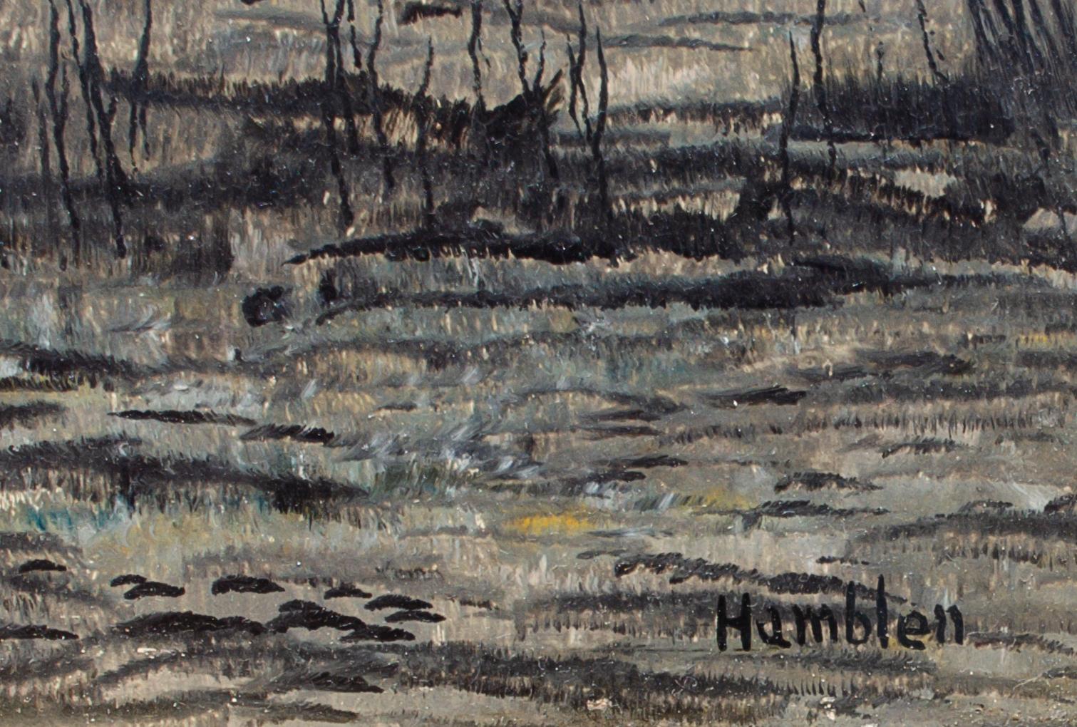 Wetlands at Sunset by Robert Hamblen For Sale 2