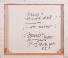 Blockade Stillleben (Hommage à Karl Schmidt Rottluff)