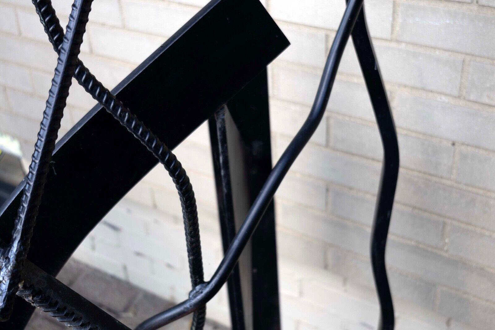 Robert The Hansen Black Forged Metal Abstract Outdoor Contemporary Modern Sculpture (Sculpture moderne contemporaine en métal forgé) en vente 3