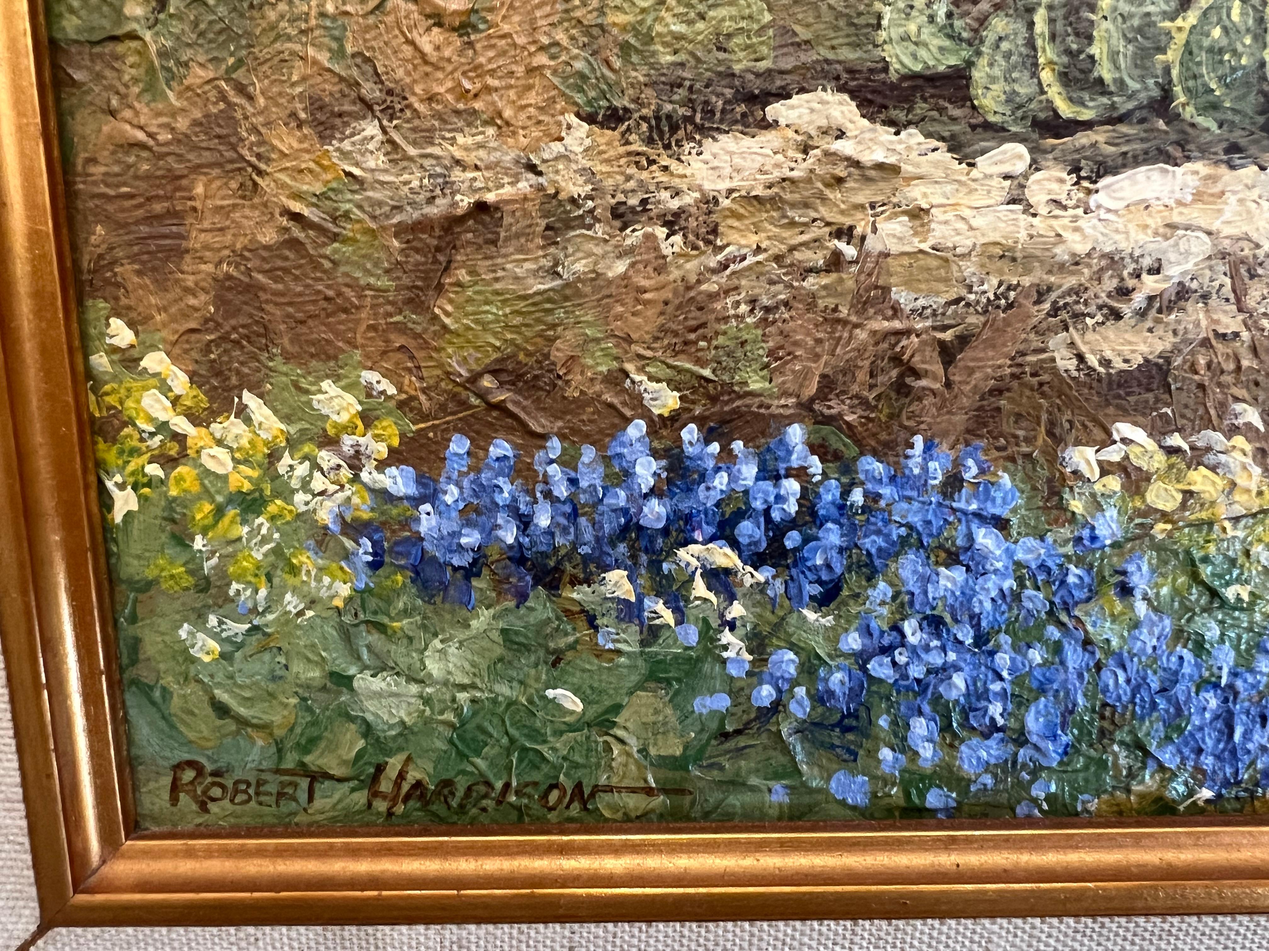 Campo de Bluebonnets - Painting Otro estilo de arte de Robert Harrison