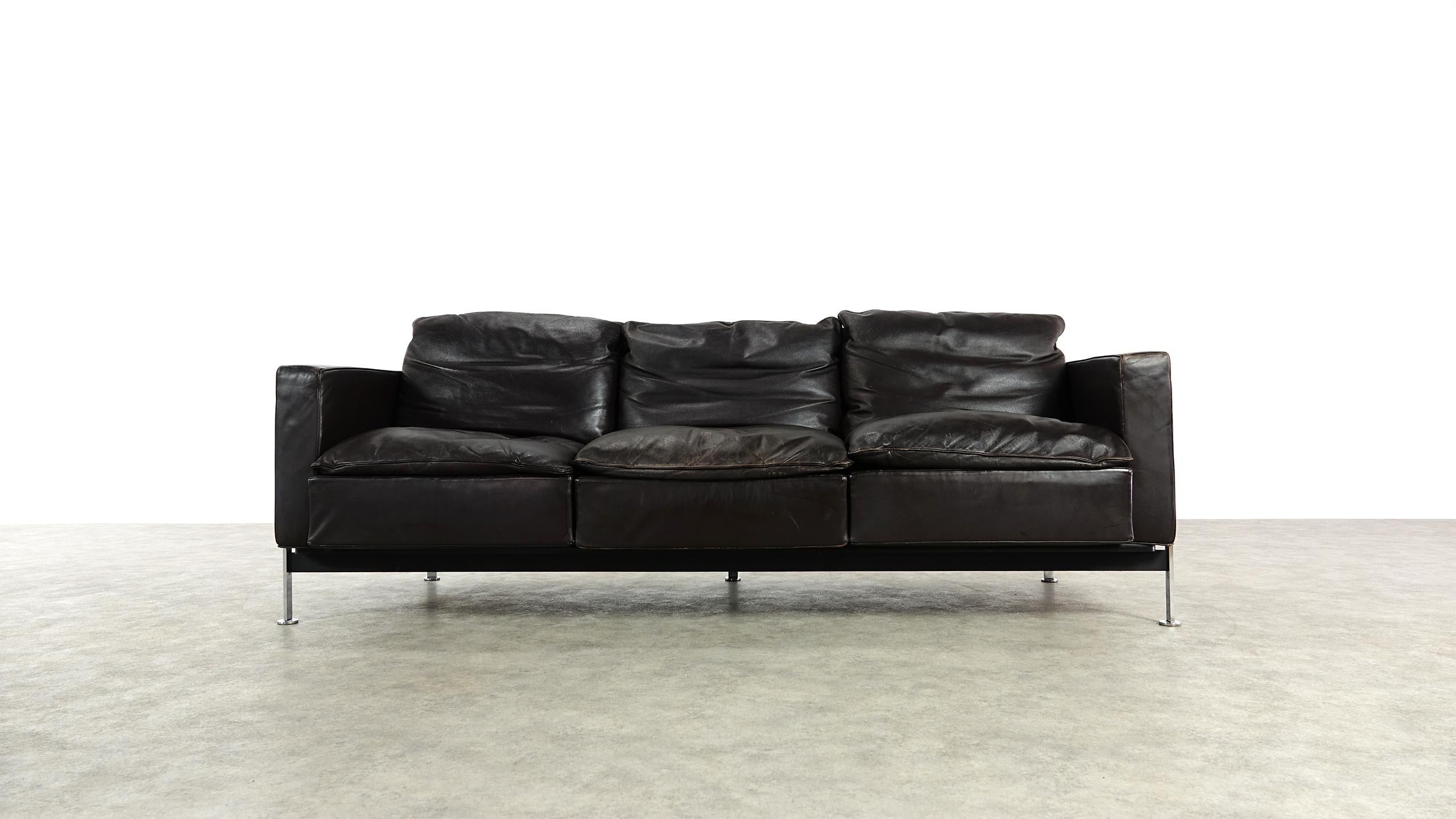 Robert Hausmann RH 302 Loveseat for De Sede, Switzerland In Good Condition In Munster, NRW