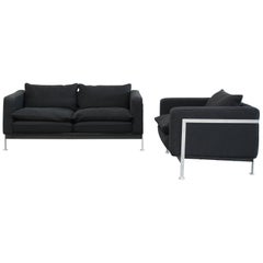 Robert Haussmann De Sede Rh 302 Sofá y sillón Negro