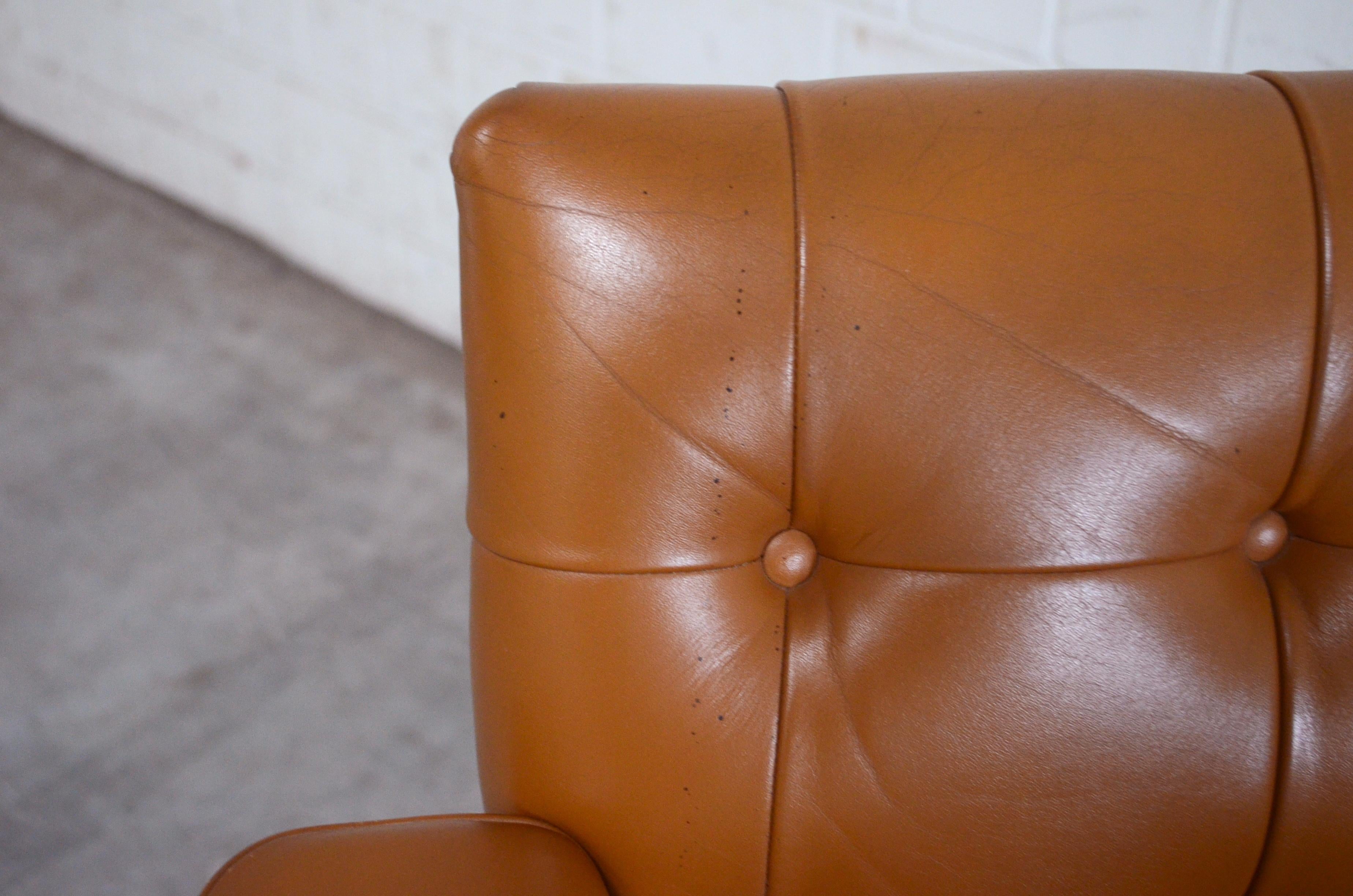Robert Haussmann De Sede RH 305/ 304 UNESCO Softpad-Stühle Stuhl Cognac im Angebot 3