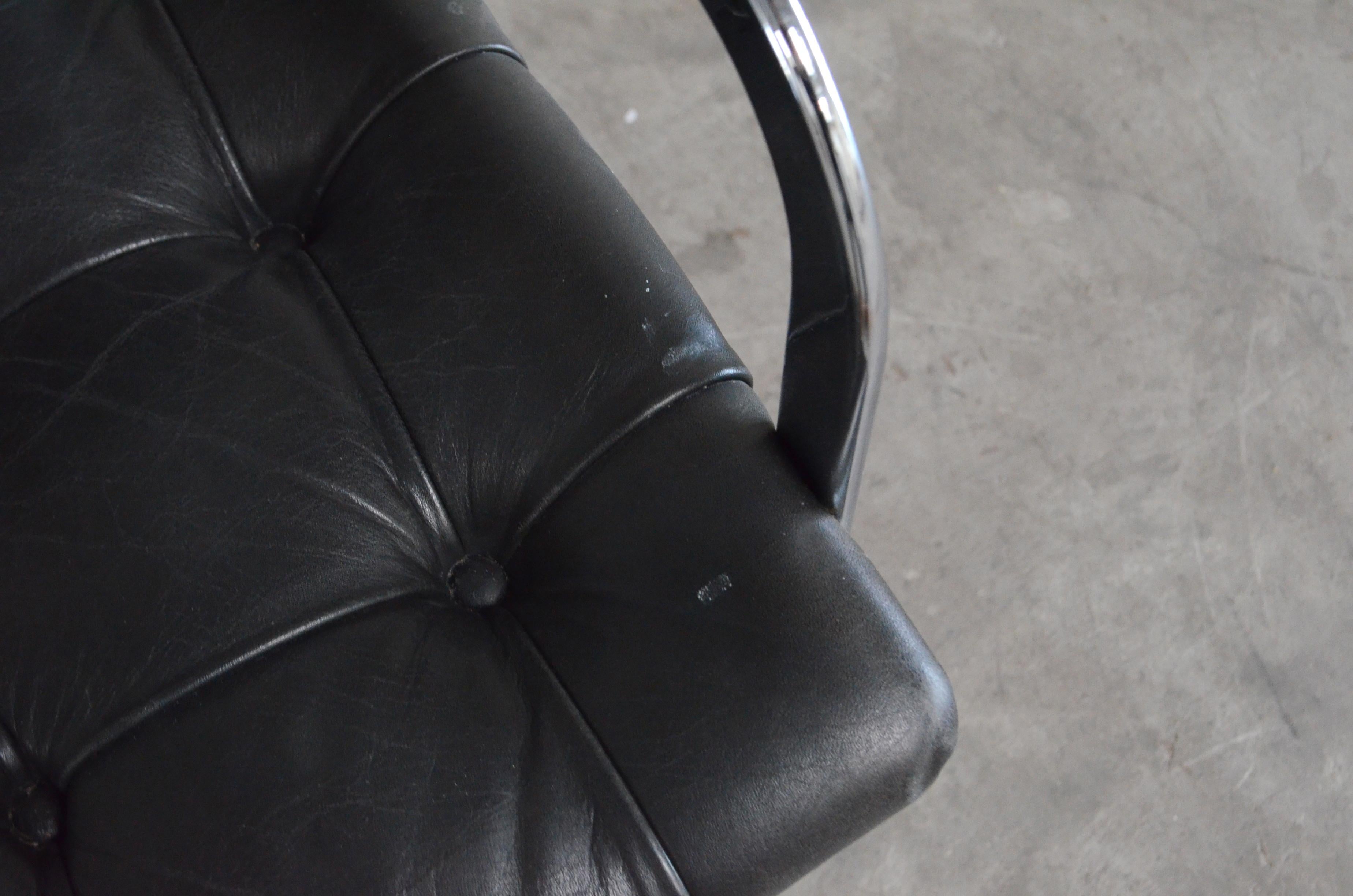 Robert Haussmann De Sede Rh 305 Highback Chair Black For Sale 5