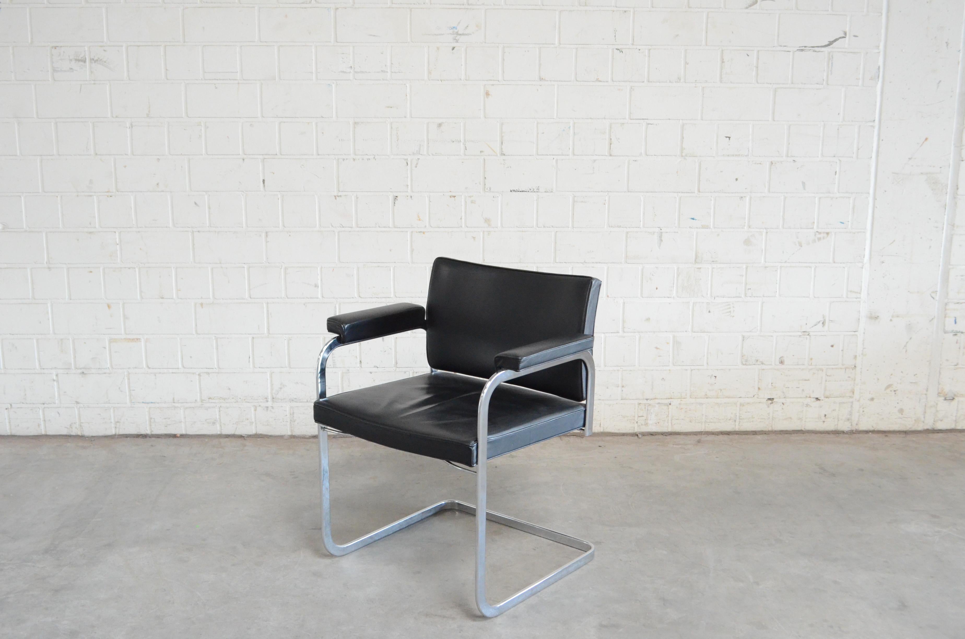Robert Haussmann De Sede RH 305 chaise noire en vente 3