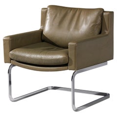Robert Haussmann for De Sede 'DS-201' Armchair in Leather