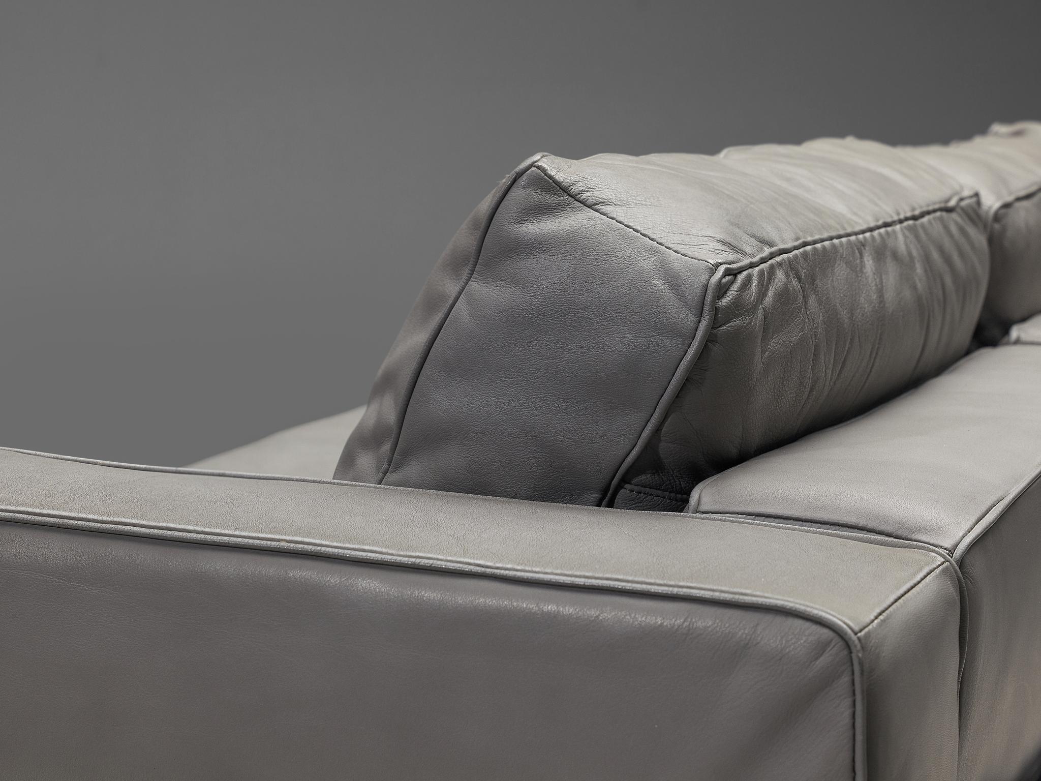 Robert Haussmann for De Sede Sofa in Original Leather  In Good Condition For Sale In Waalwijk, NL