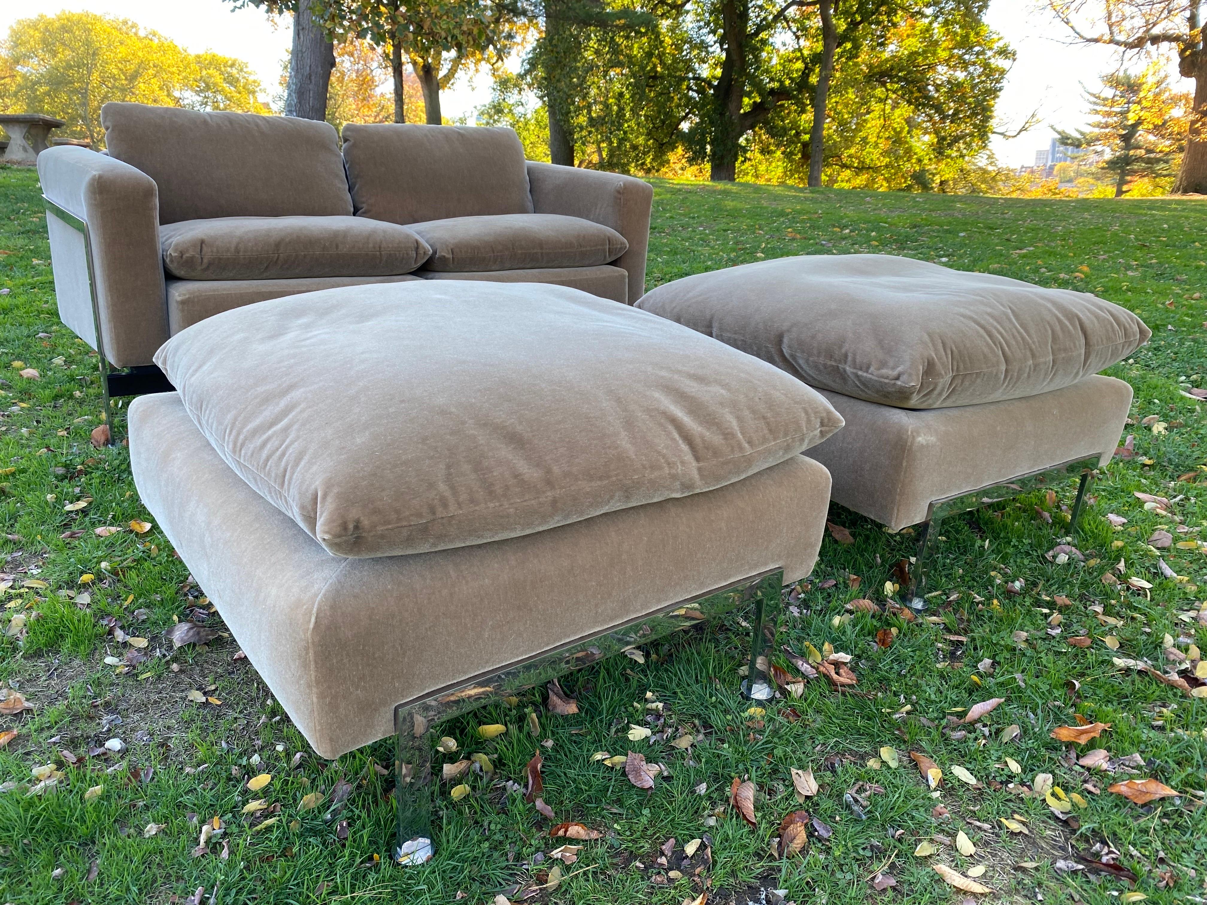 Robert Haussmann for Stendig Set in Mohair 5