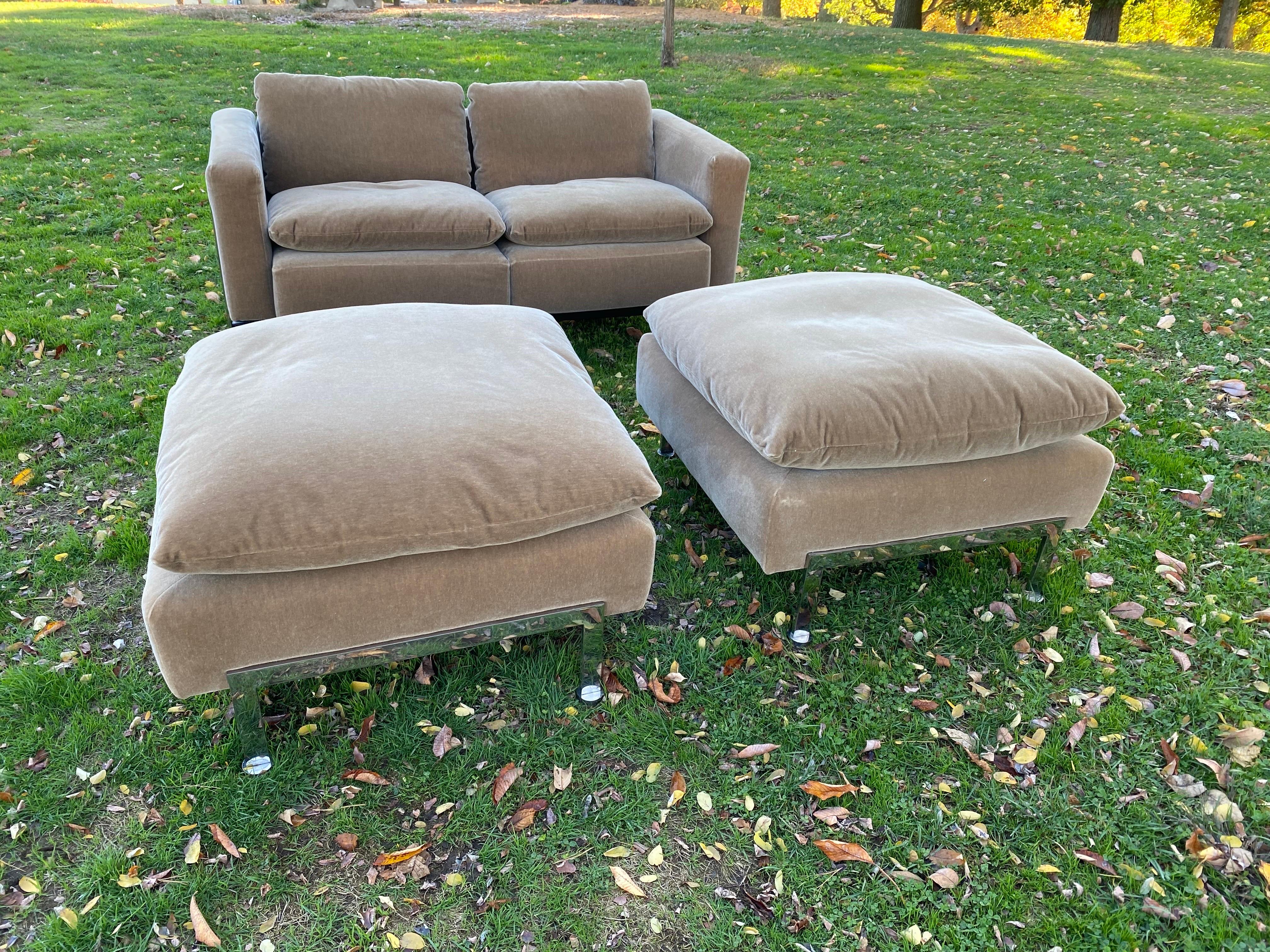 Robert Haussmann for Stendig Set in Mohair 7