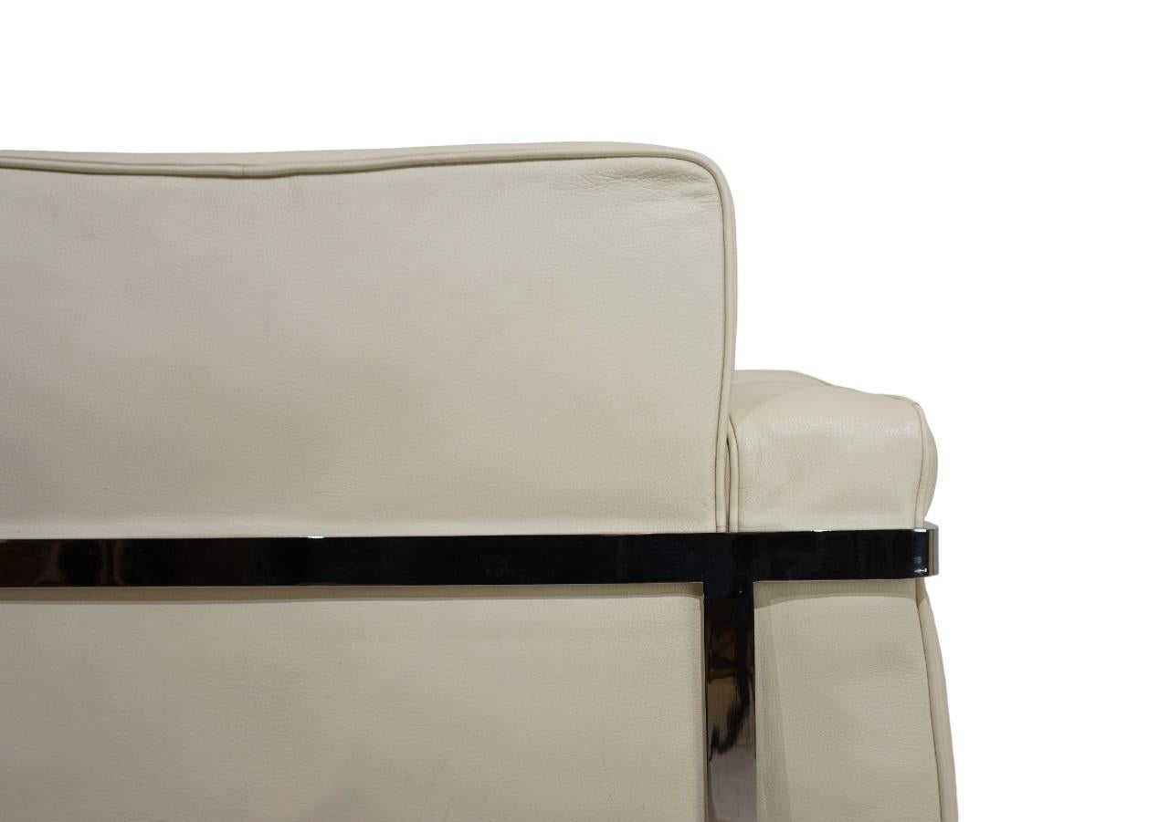 Robert Haussmann RH 302 leather armchair for De Sede/Hans Kaufeld For Sale 6