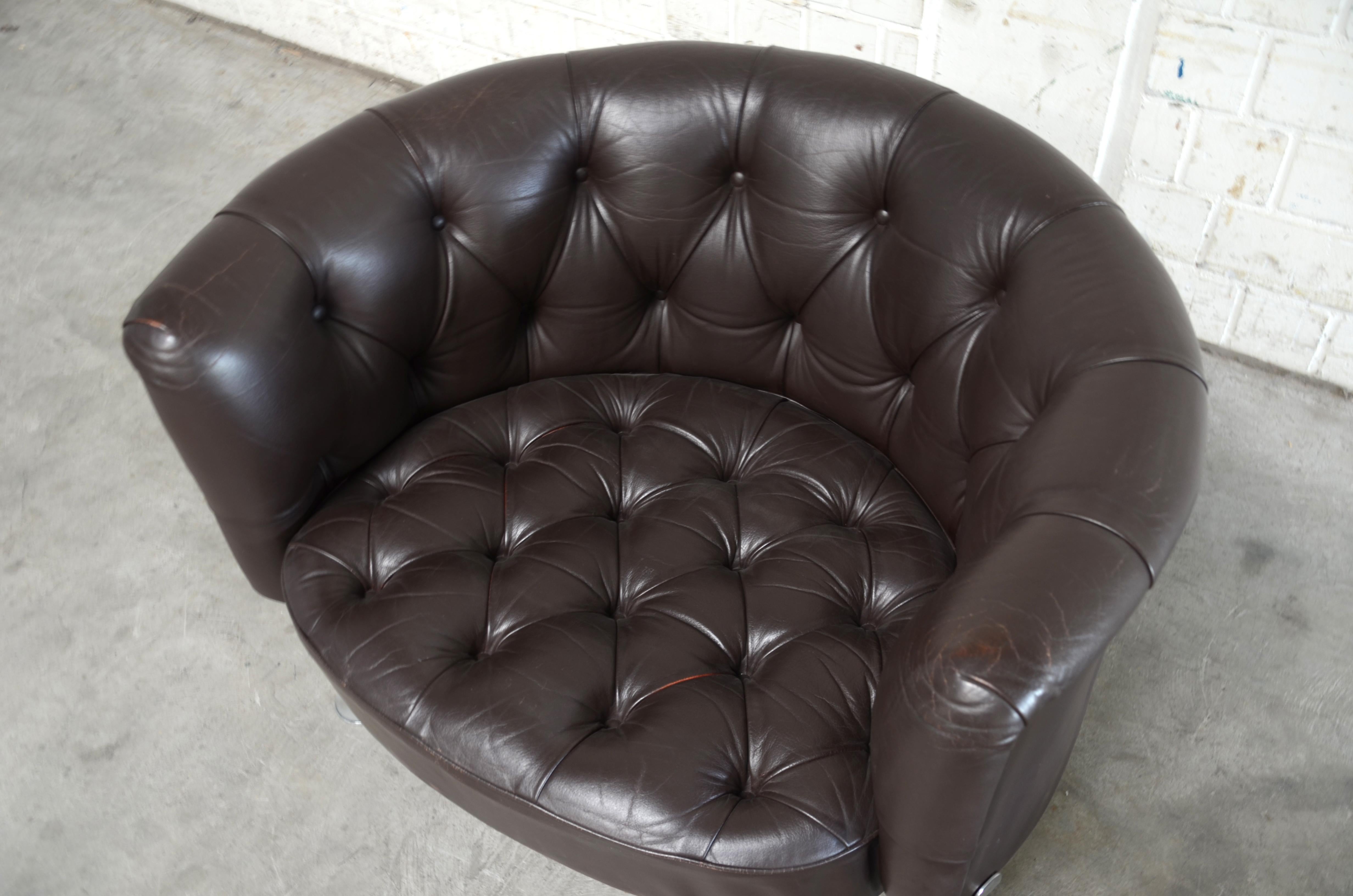 Milieu du XXe siècle Fauteuils Robert Haussmann RH 310 par De Sede en vente