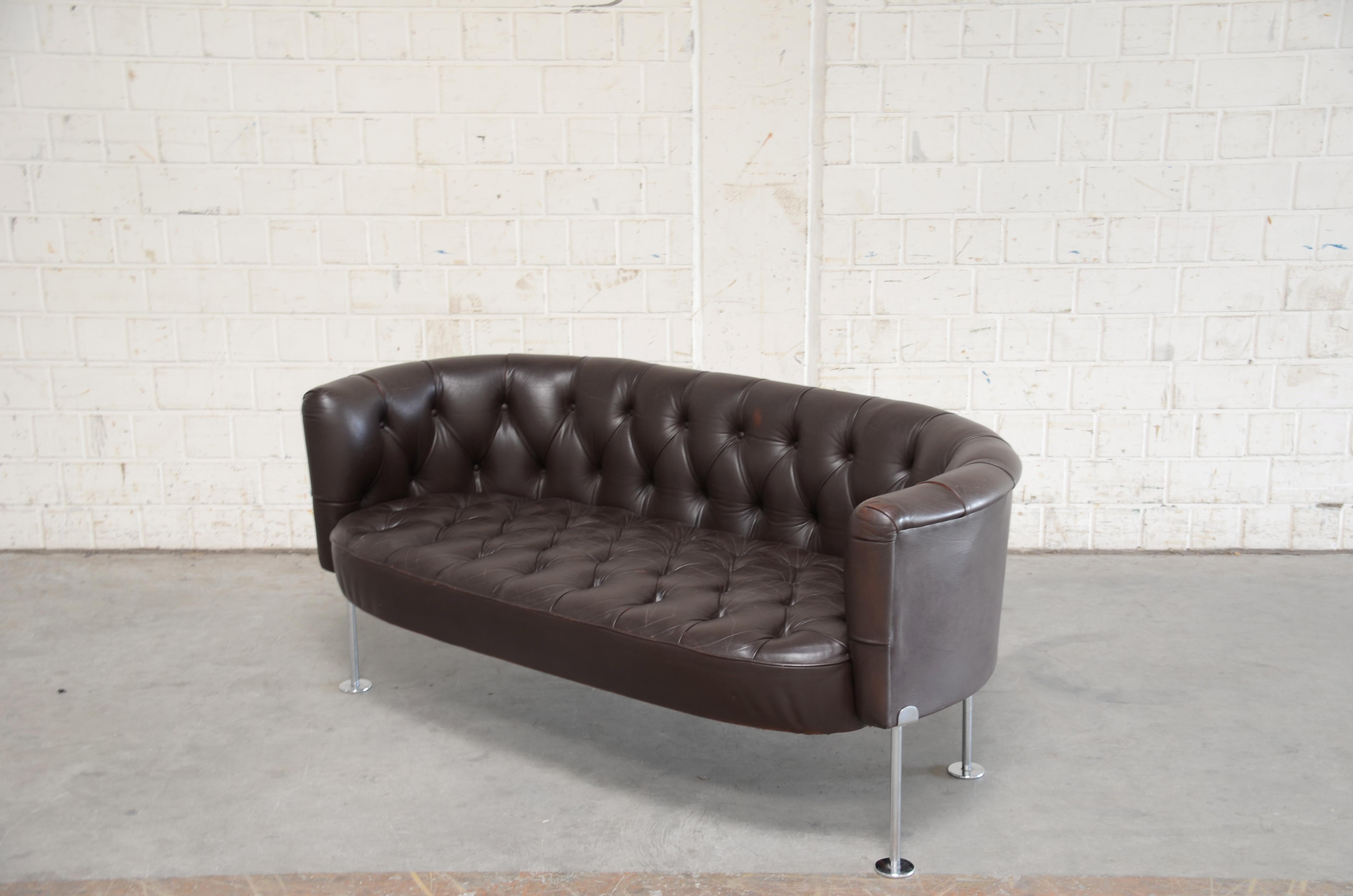 Mid-Century Modern Robert Haussmann RH 310 Sofa by De Sede For Sale