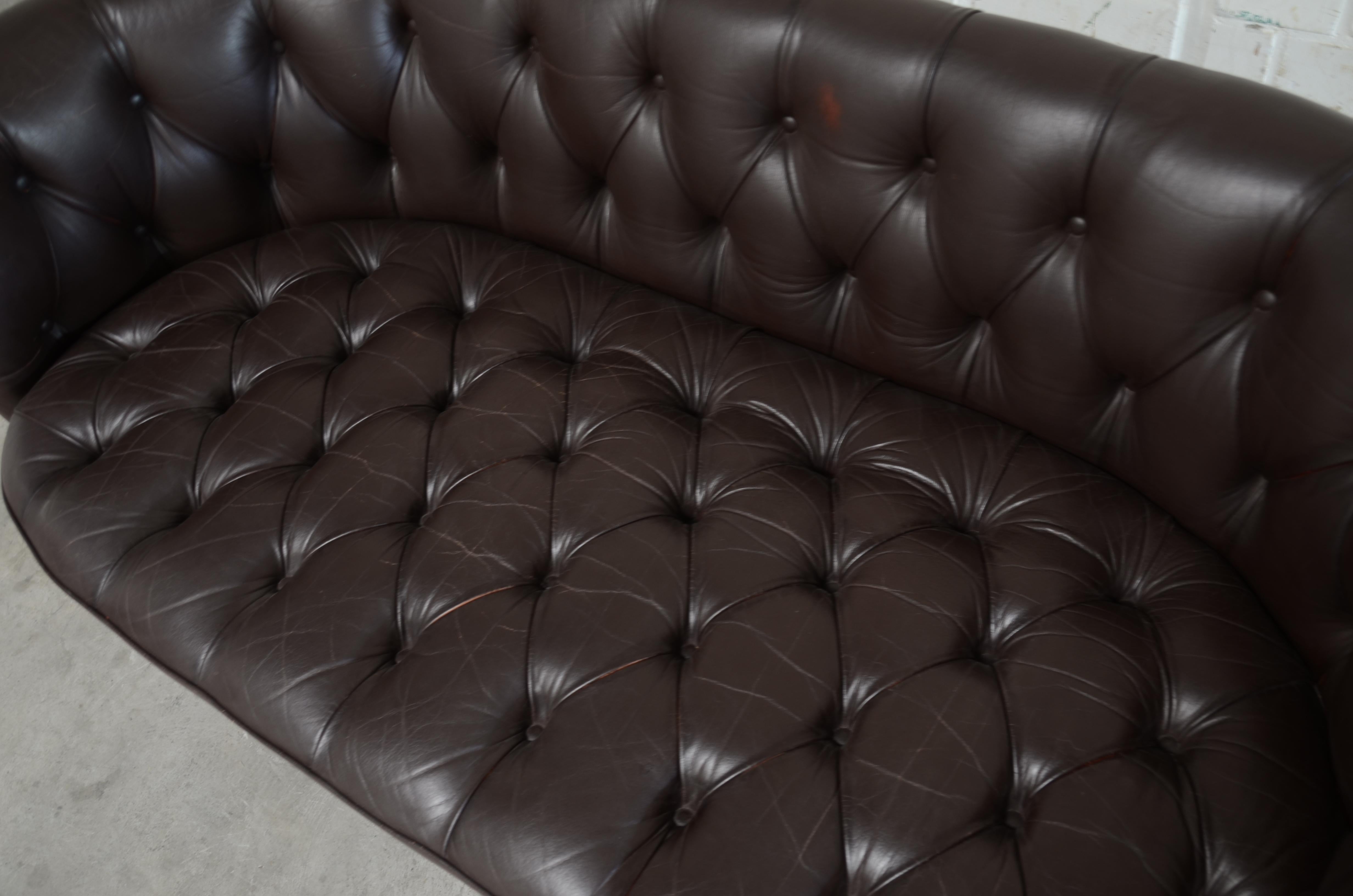Leather Robert Haussmann RH 310 Sofa by De Sede For Sale