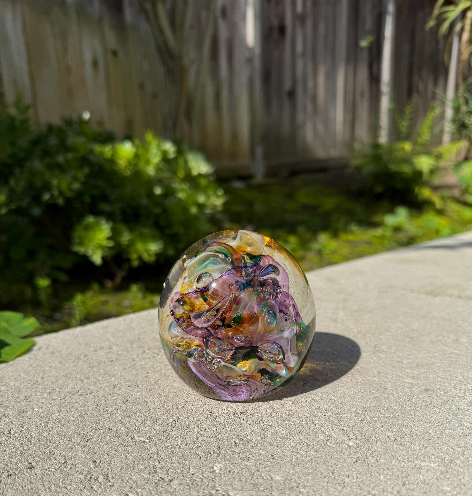 Robert Held Sculptural Art Glass Paperweight, Canada, 20th Century For Sale 6