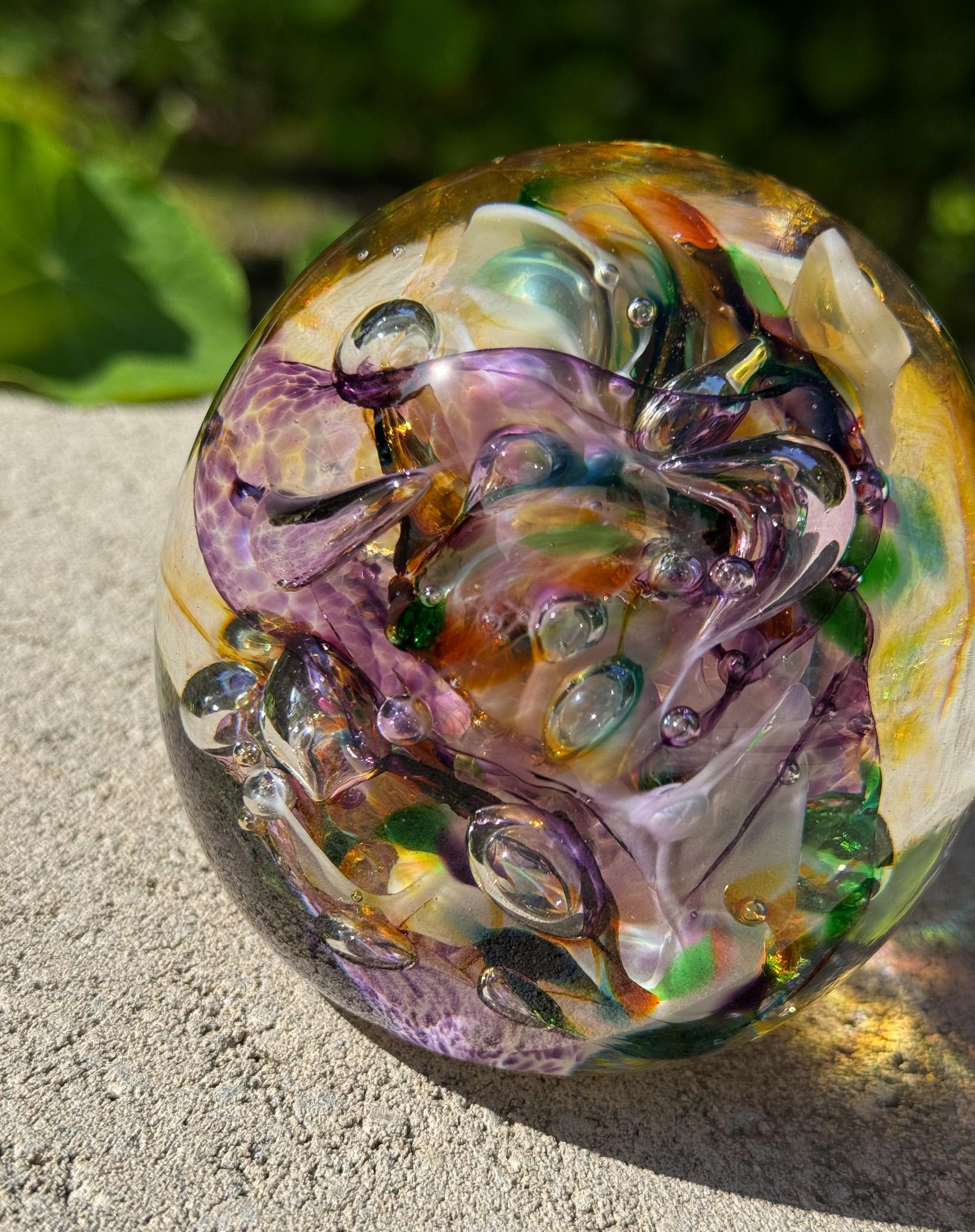 Modern Robert Held Sculptural Art Glass Paperweight, Canada, 20th Century For Sale