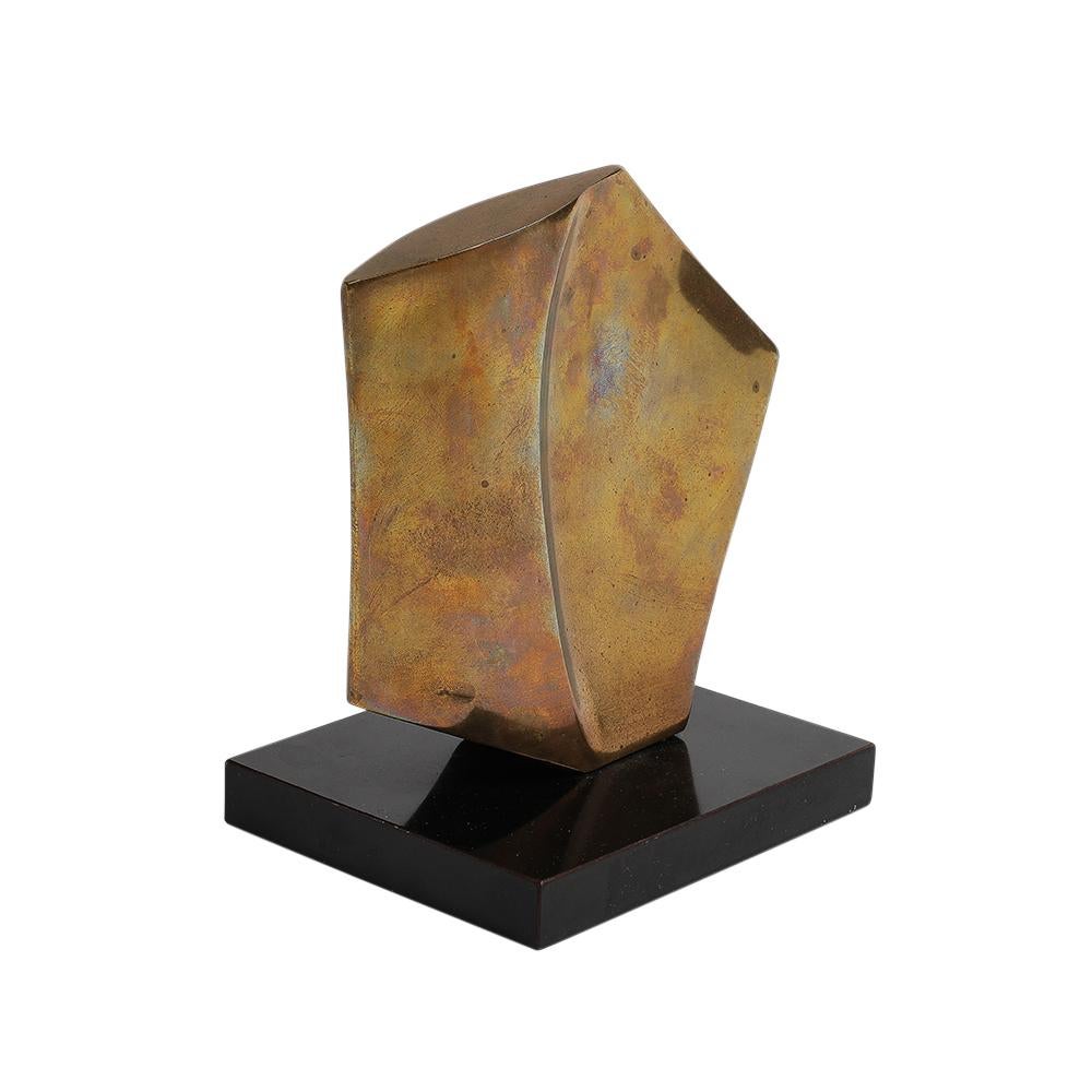Belgian Robert Helsmoortel Bronze Sculpture, Abstract, Biomorphic, Signed For Sale