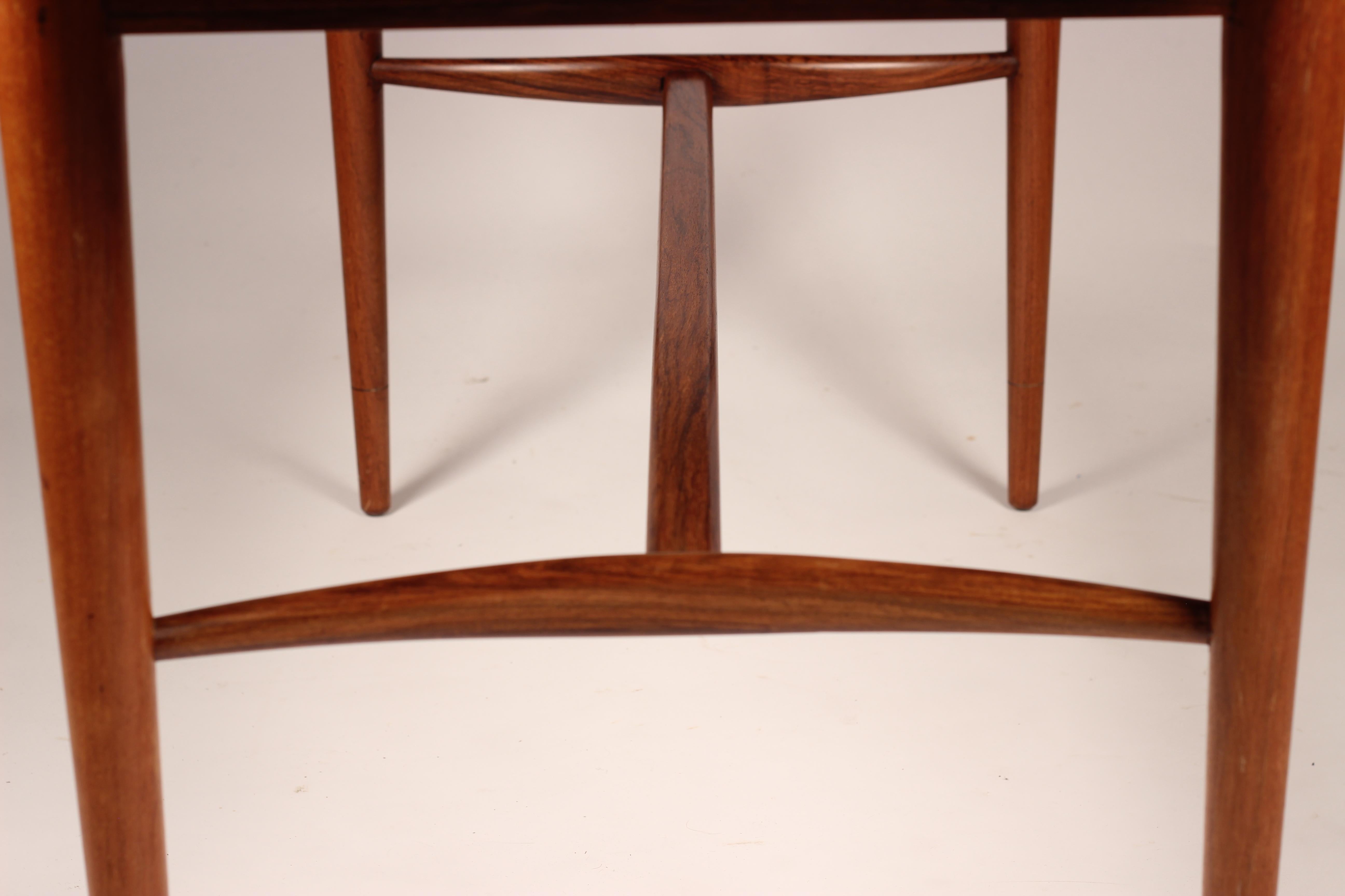 Mid Century Robert Heritage Desk or Console Table in Rosewood and Teak 3