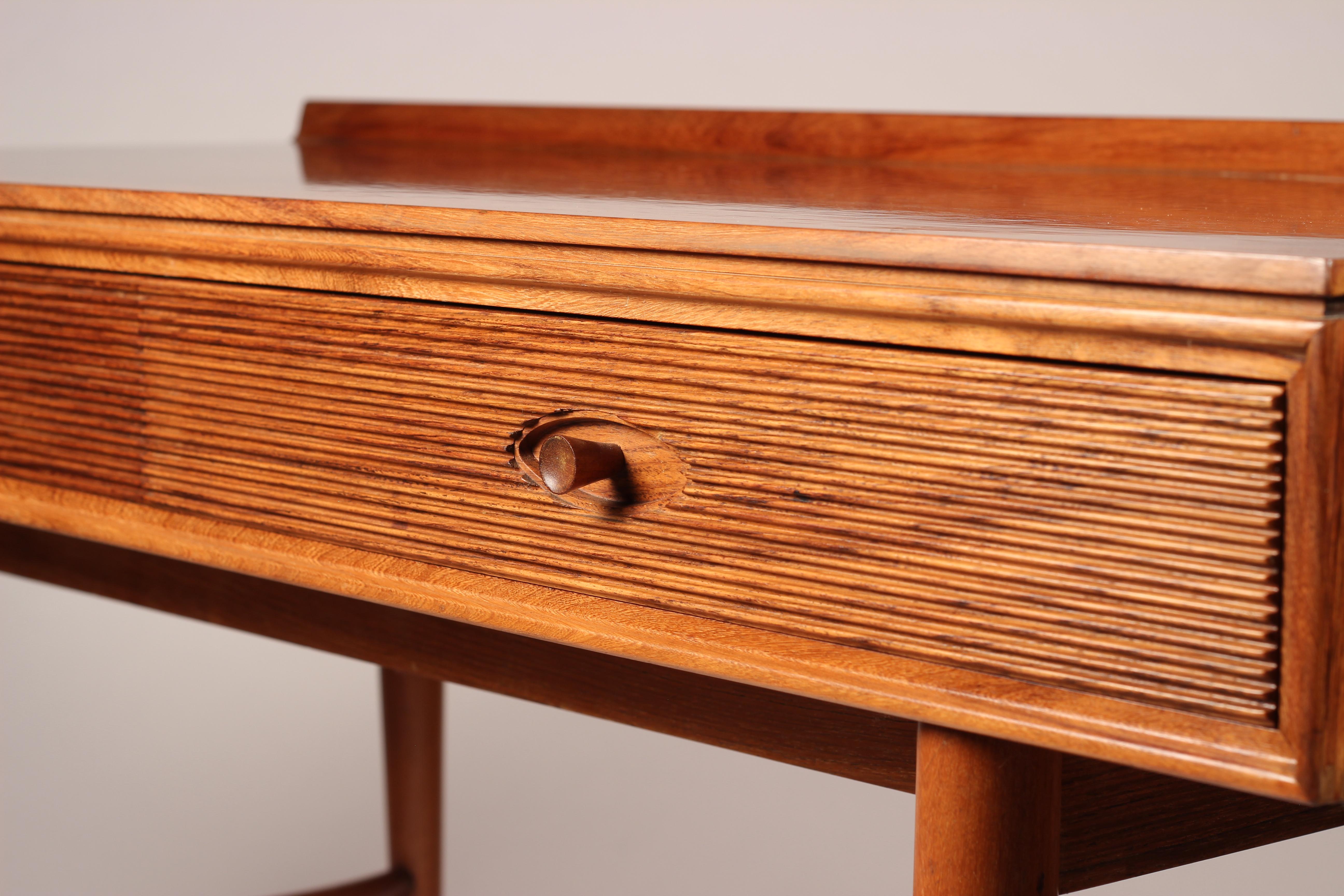 Mid Century Robert Heritage Desk or Console Table in Rosewood and Teak 5