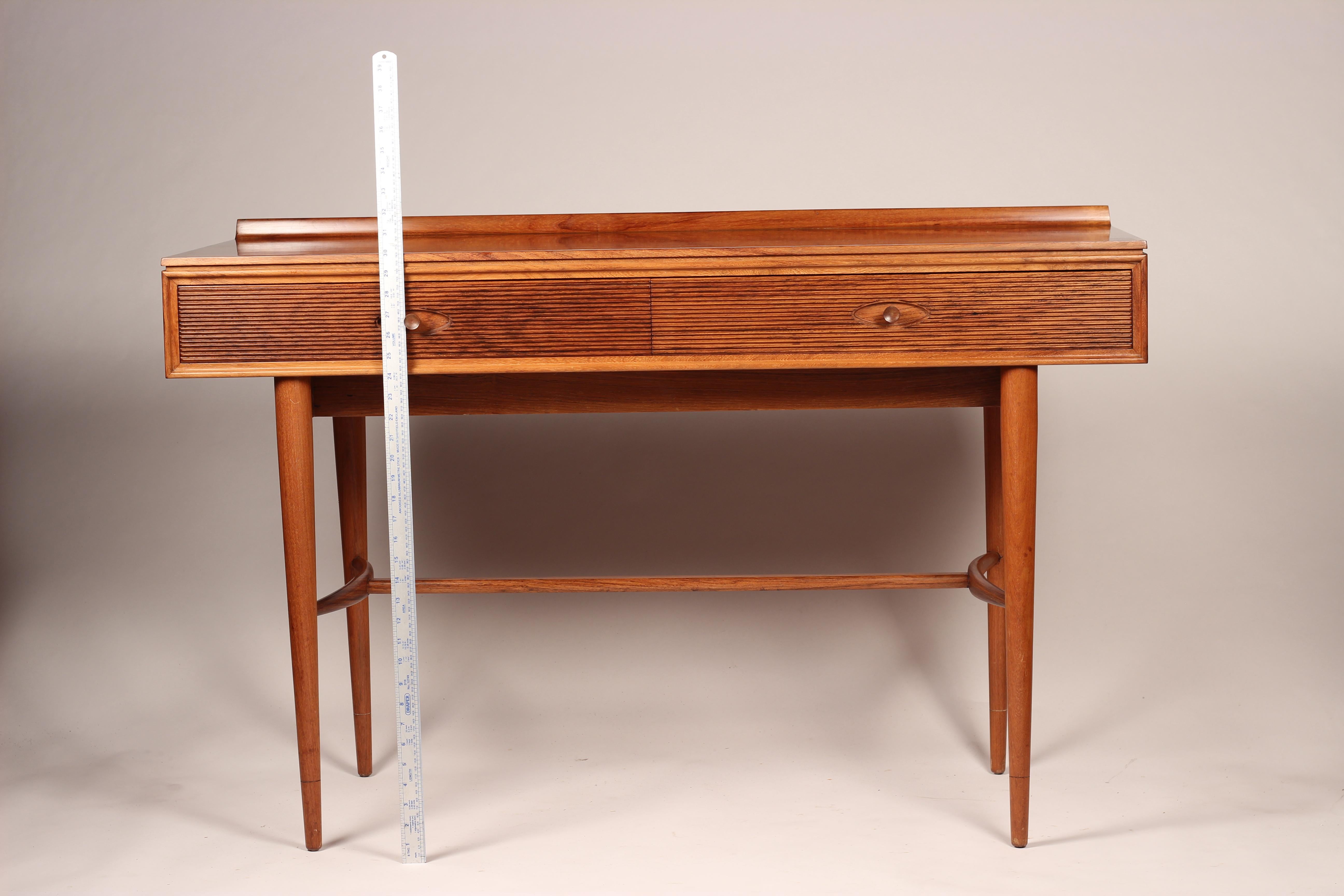 Mid Century Robert Heritage Desk or Console Table in Rosewood and Teak 10