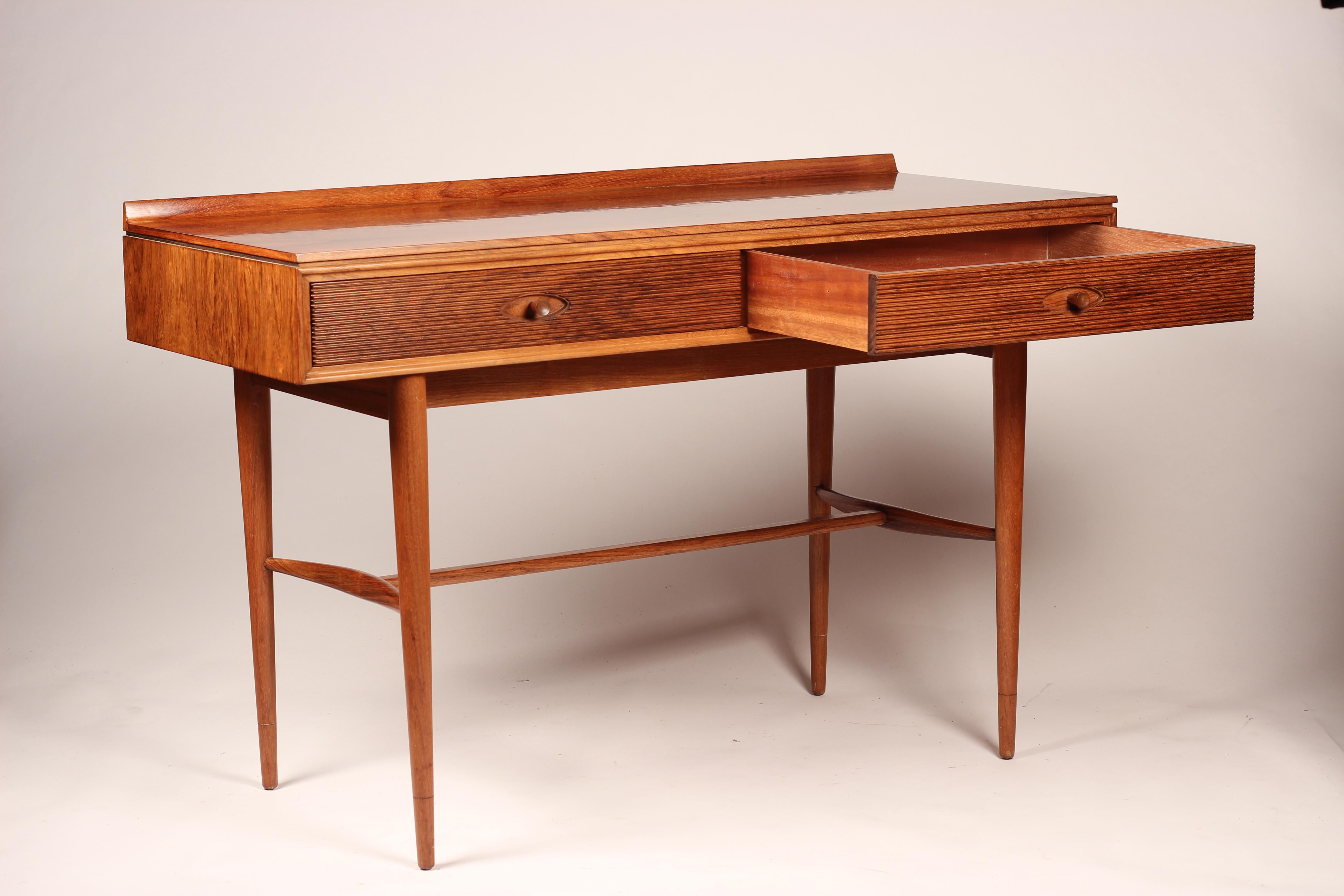 Mid-Century Modern Mid Century Robert Heritage Desk or Console Table in Rosewood and Teak