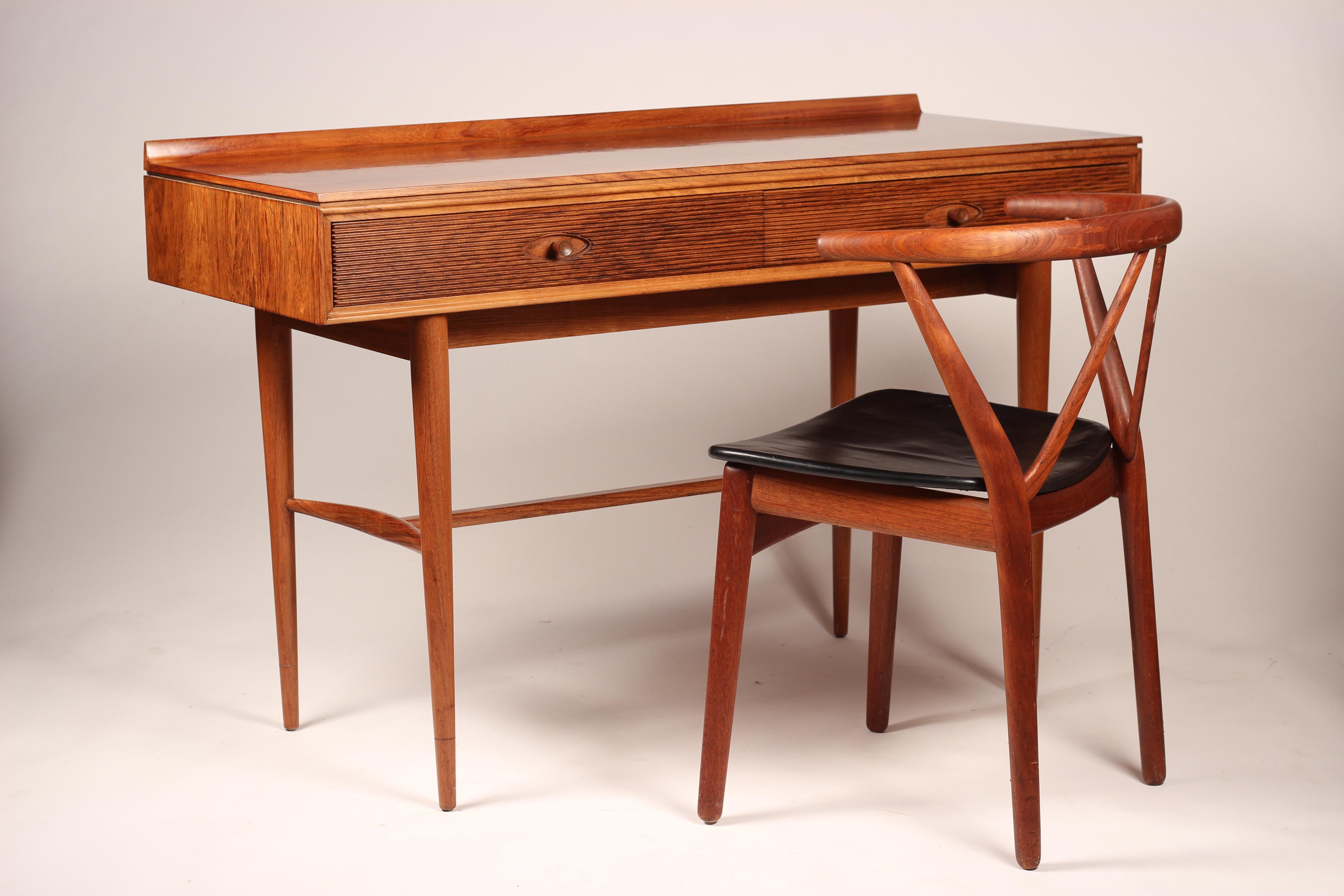 Mid-20th Century Mid Century Robert Heritage Desk or Console Table in Rosewood and Teak