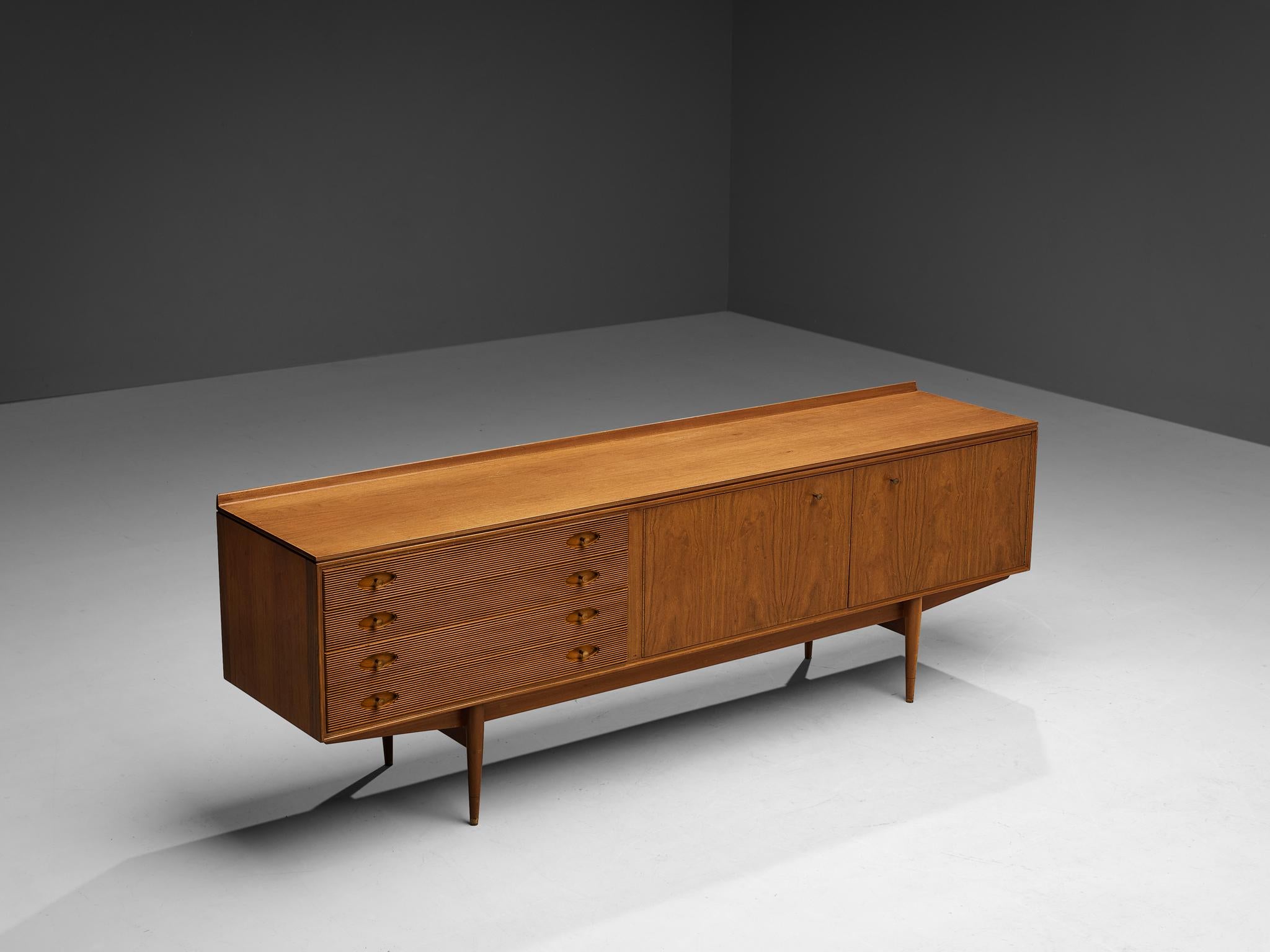British Robert Heritage for Archie Shine ‘Hamilton’ Sideboard in Walnut and Brass