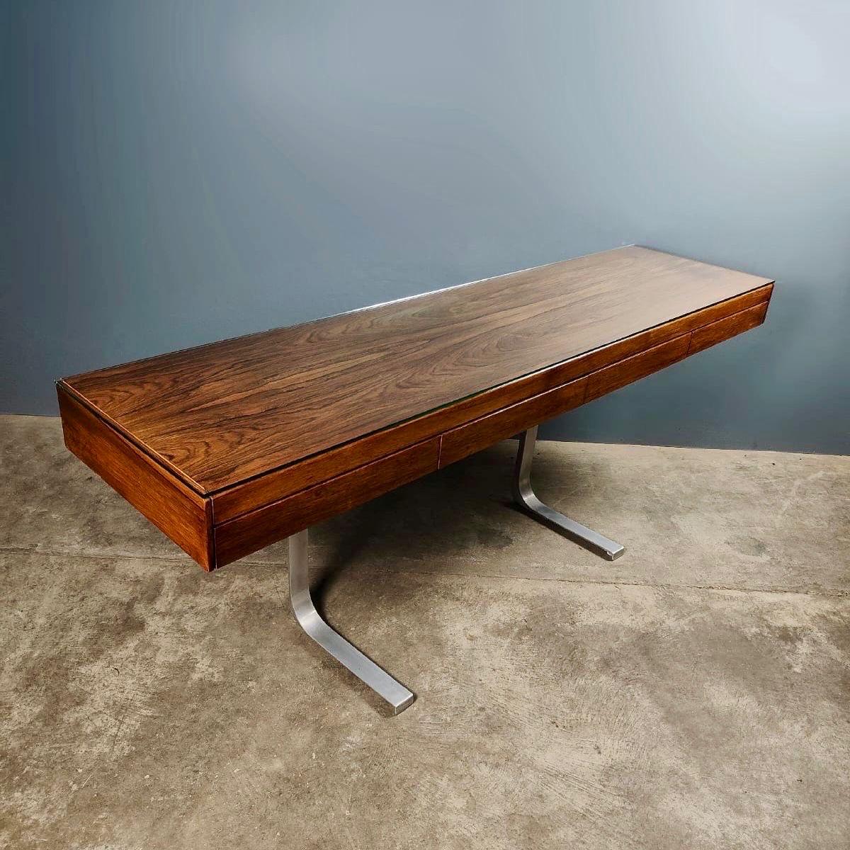 New Stock ✅

Robert Heritage for Archie Shine Planar Desk Rosewood Teak Sideboard Console Table Mid Century Vintage Retro MCM

Made in the late 1960s, this fabulous British designed console table/desk/sideboard is a real mid century statement piece.