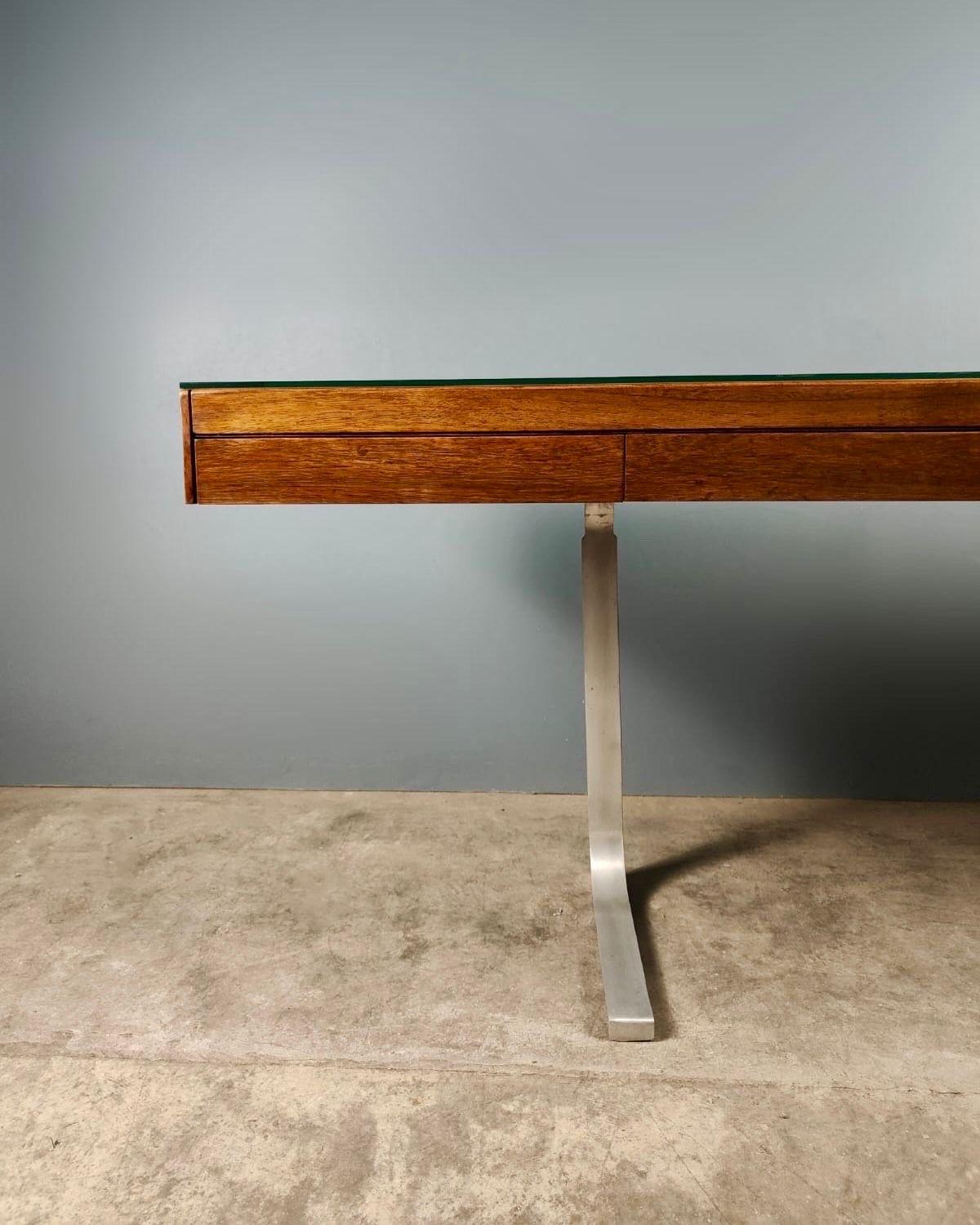 Aluminum Robert Heritage For Archie Shine Planar Desk Rosewood Sideboard Console Table