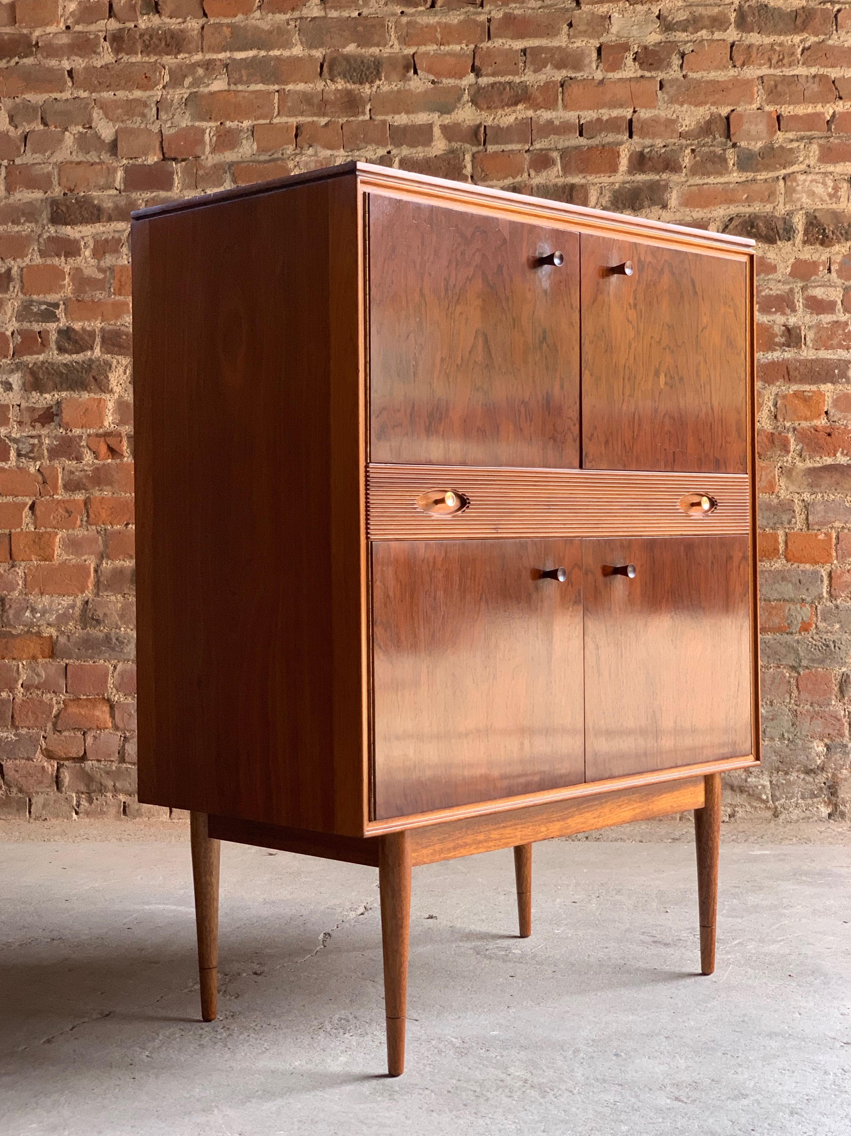 Robert Heritage for Archie Shine Rosewood Cocktail Cabinet Hamilton Range 'No 2' 2