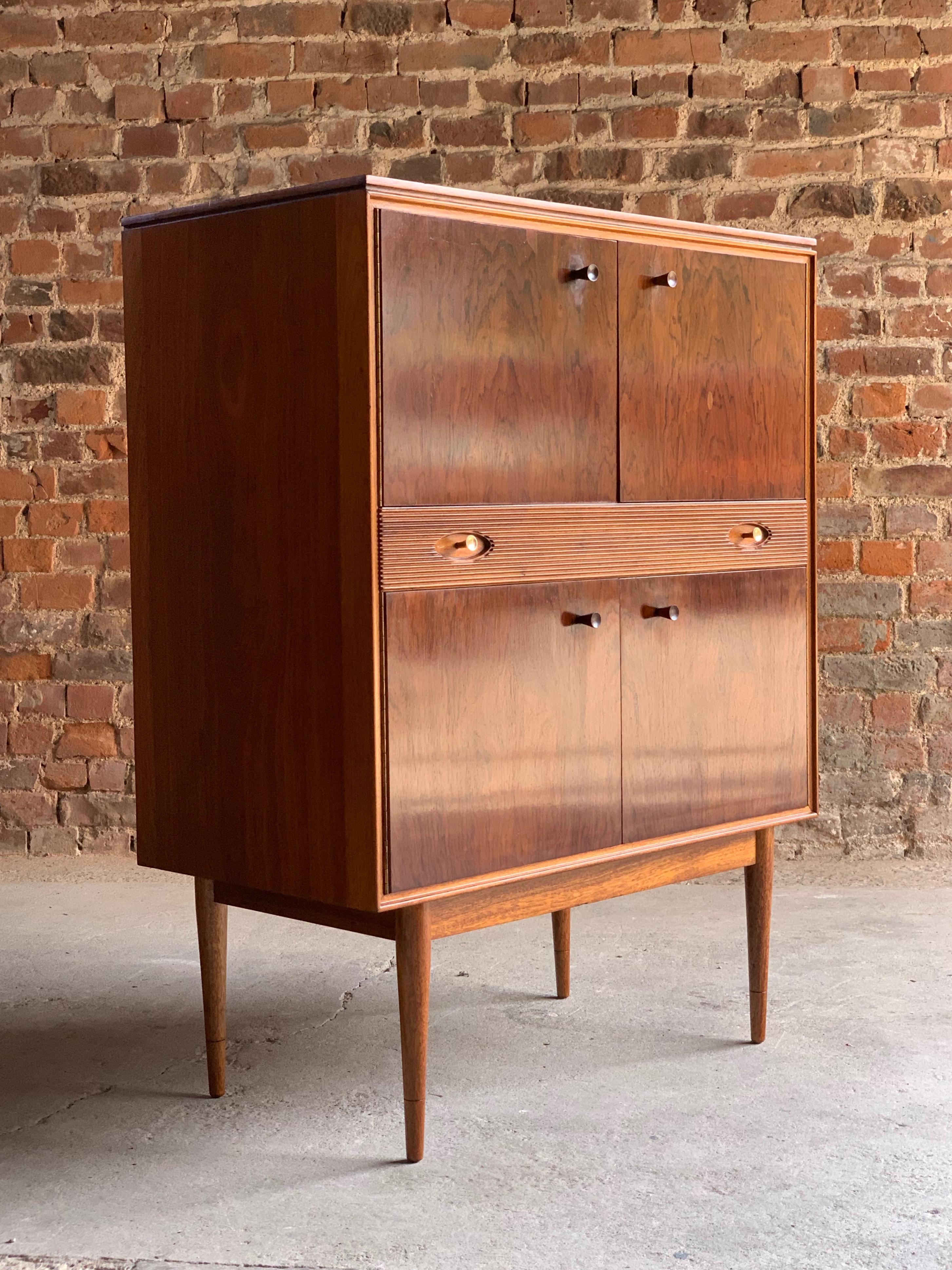 Robert Heritage for Archie Shine Rosewood Cocktail Cabinet Hamilton Range 'No 2' 4