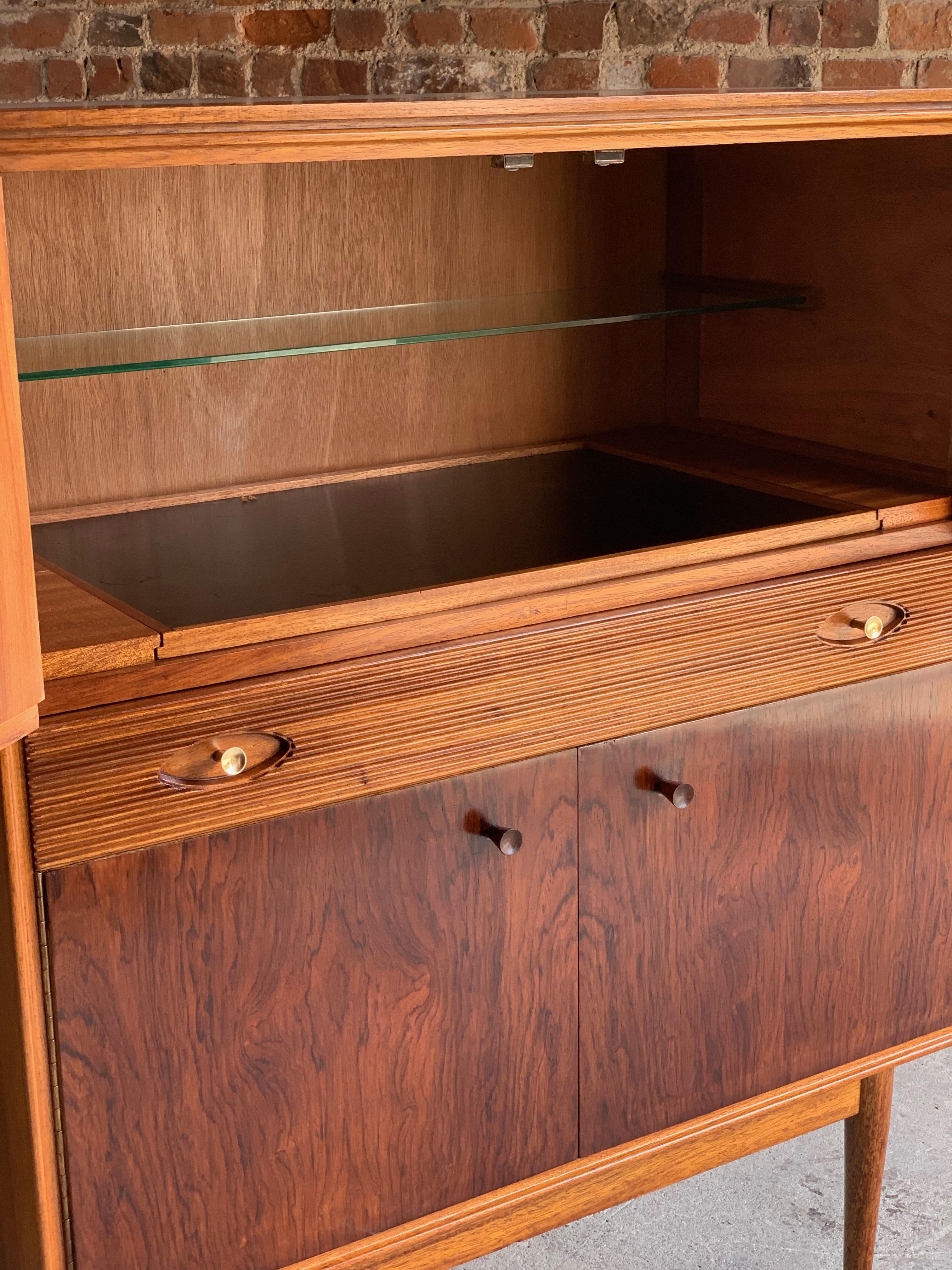 Robert Heritage for Archie Shine Rosewood Cocktail Cabinet Hamilton Range 'No 2' 3