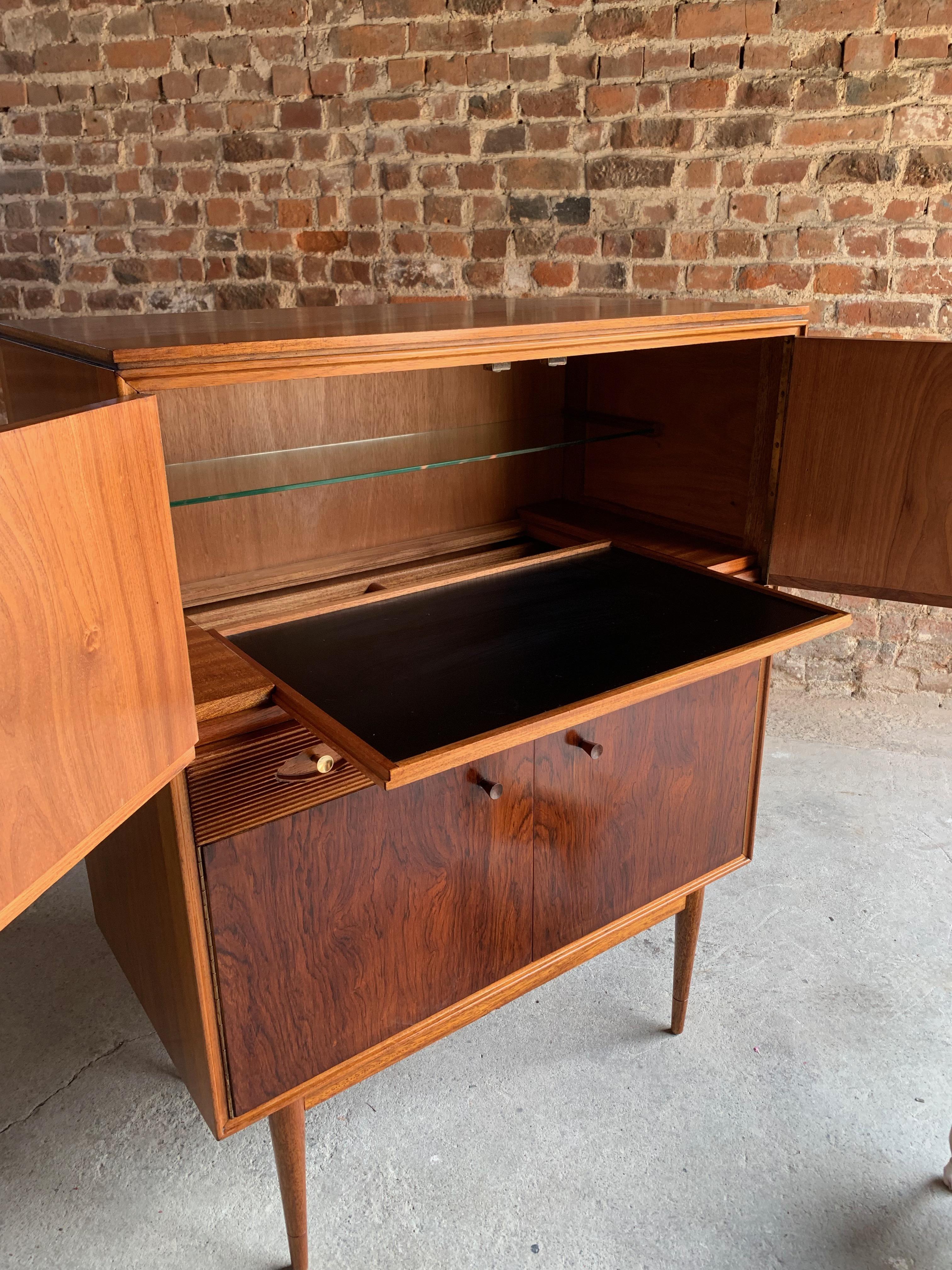 Robert Heritage for Archie Shine Rosewood Cocktail Cabinet Hamilton Range 'No 2' 3