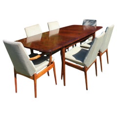 Robert Heritage for Archie Shine Rosewood Dining Table & 6 Chairs Hamilton Range