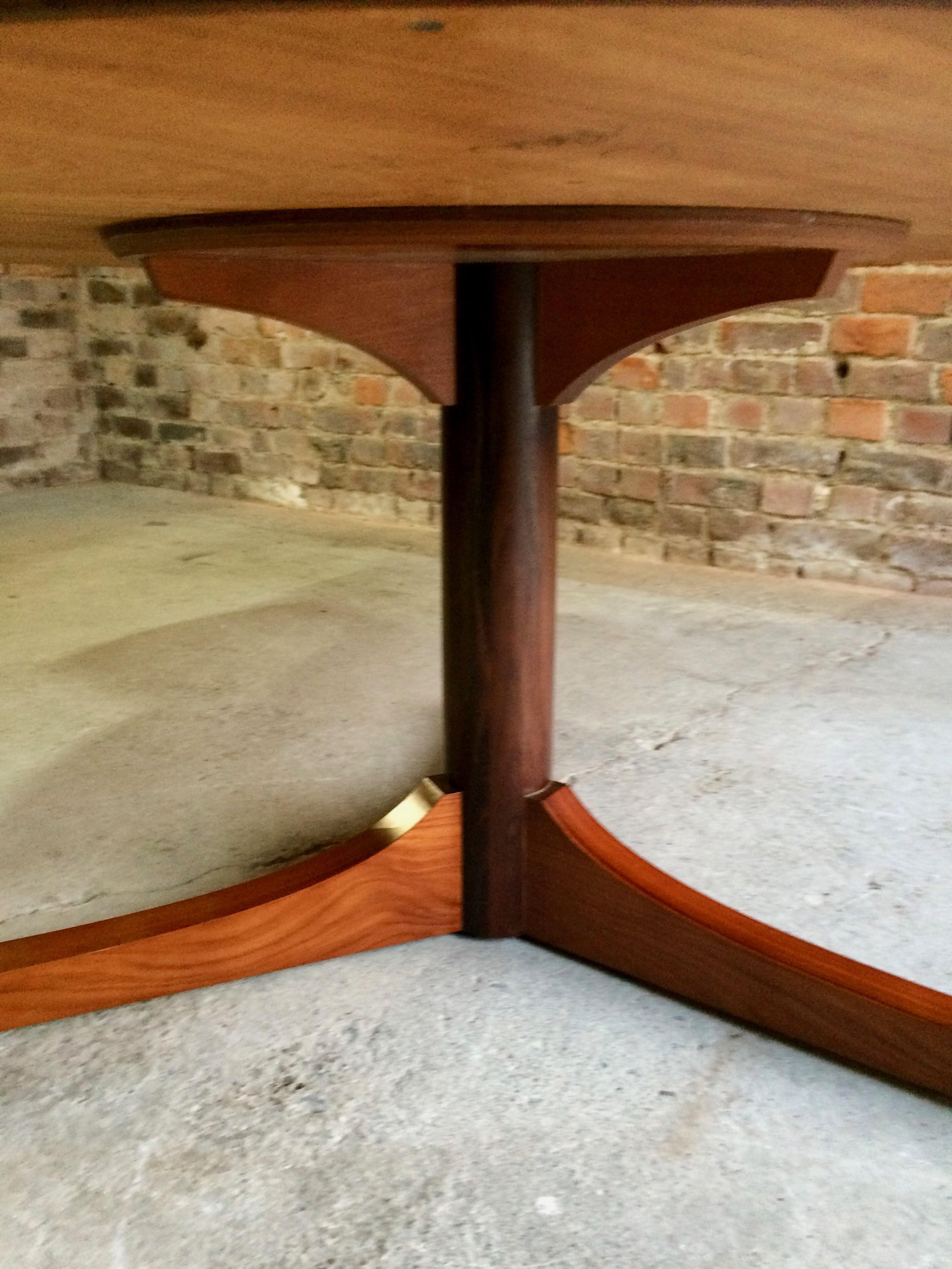 Mid-20th Century Robert Heritage for Archie Shine Rosewood Drum Dining Table, 1960s