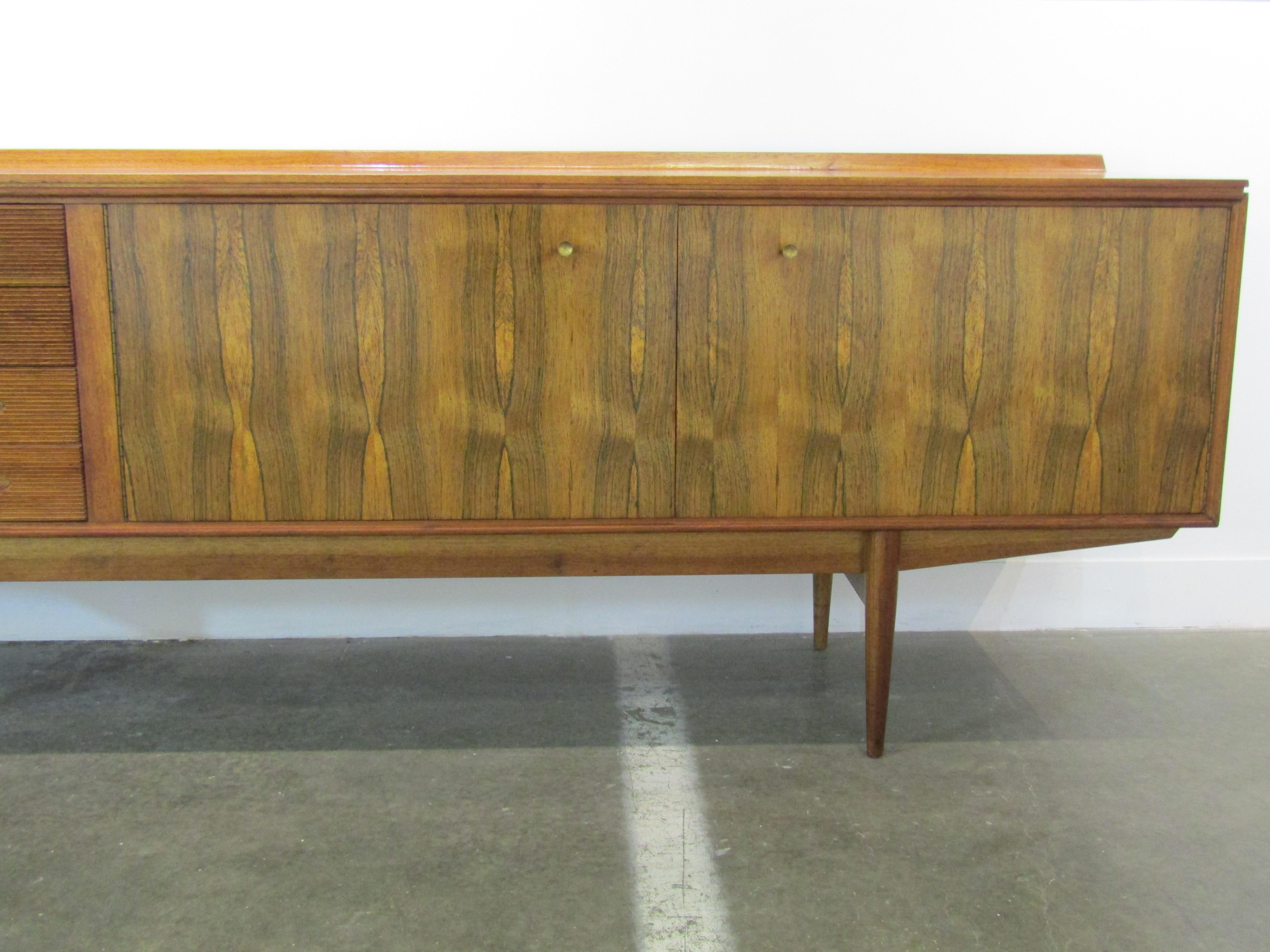 Mid-20th Century Robert Heritage Hamilton Credenza for Archie Shine Rosewood and Teak, 1958 For Sale