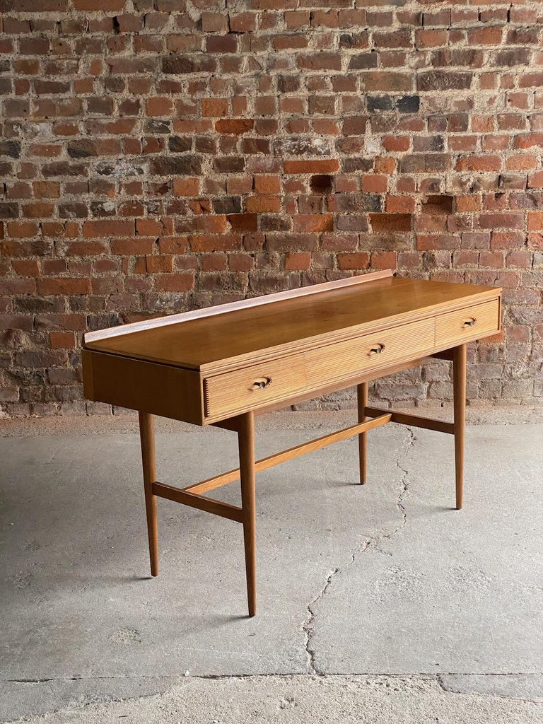 Robert Heritage Hamilton Teak Console Table Desk by Archie Shine