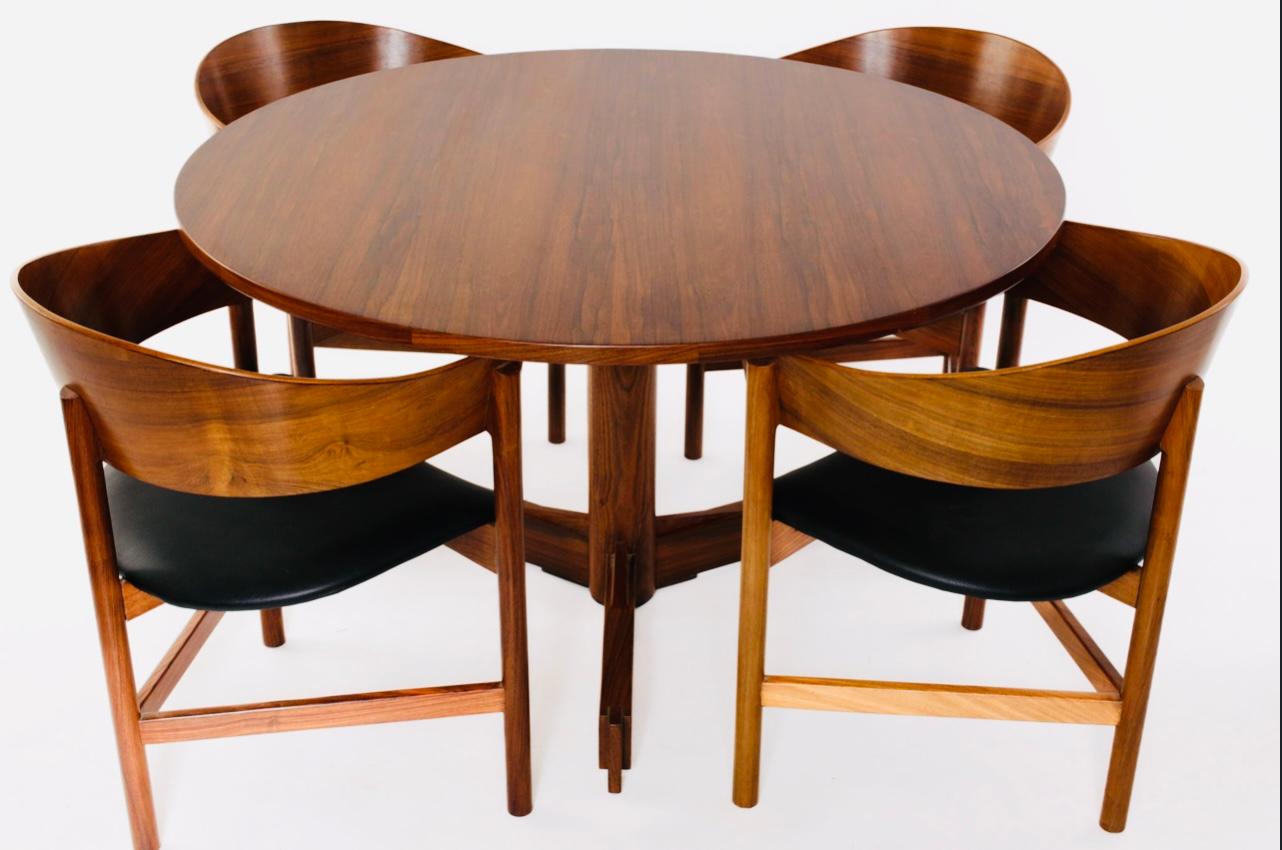 Robert Heritage Rosewood Dining Suite For Sale at 1stDibs