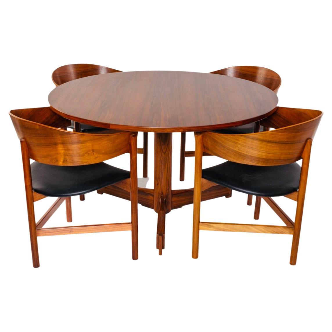 Robert Heritage Rosewood Dining Suite For Sale at 1stDibs
